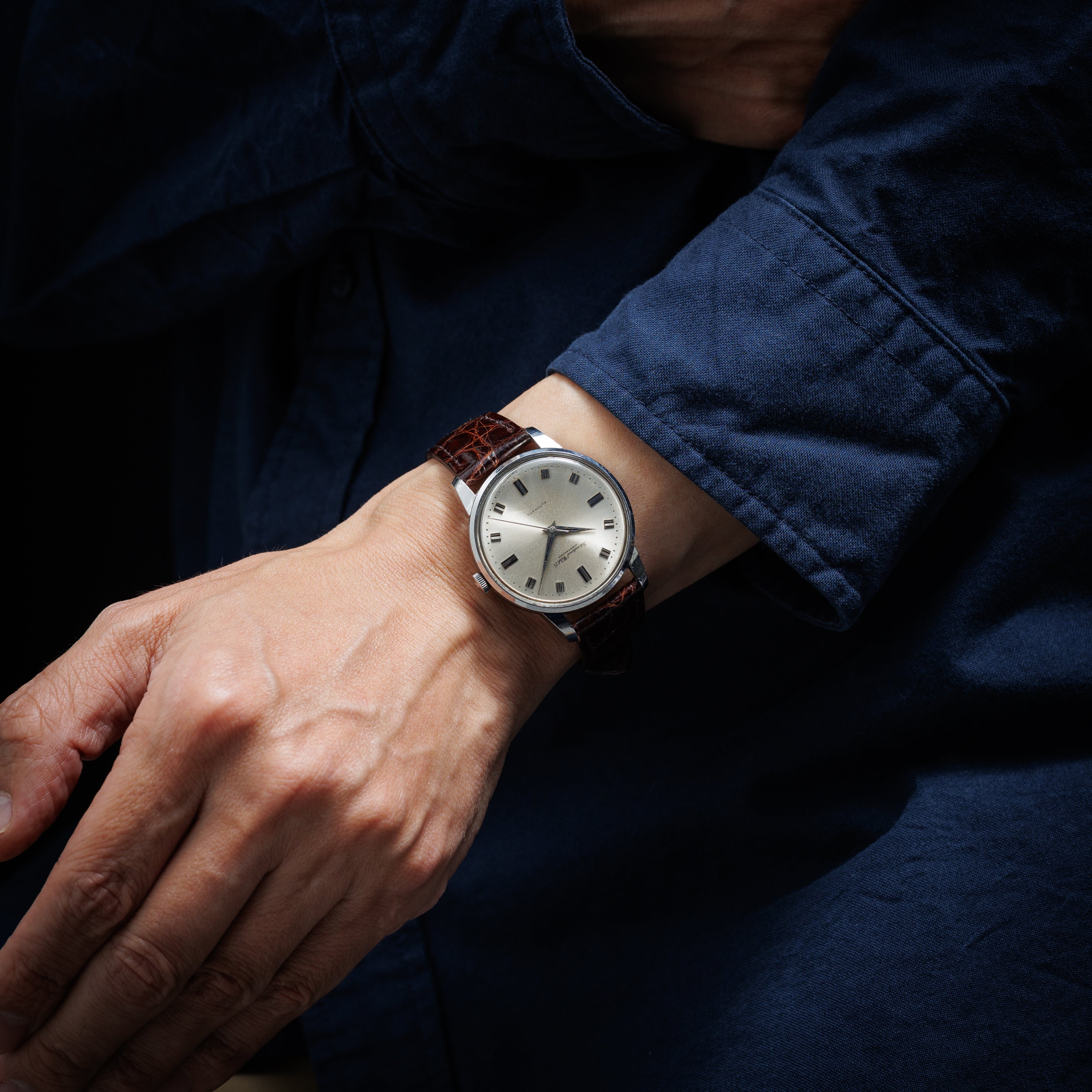 IWC ビッグケース ノンデイト ショートインデックス 1963年製 自動巻き Ref.648A Cal.853