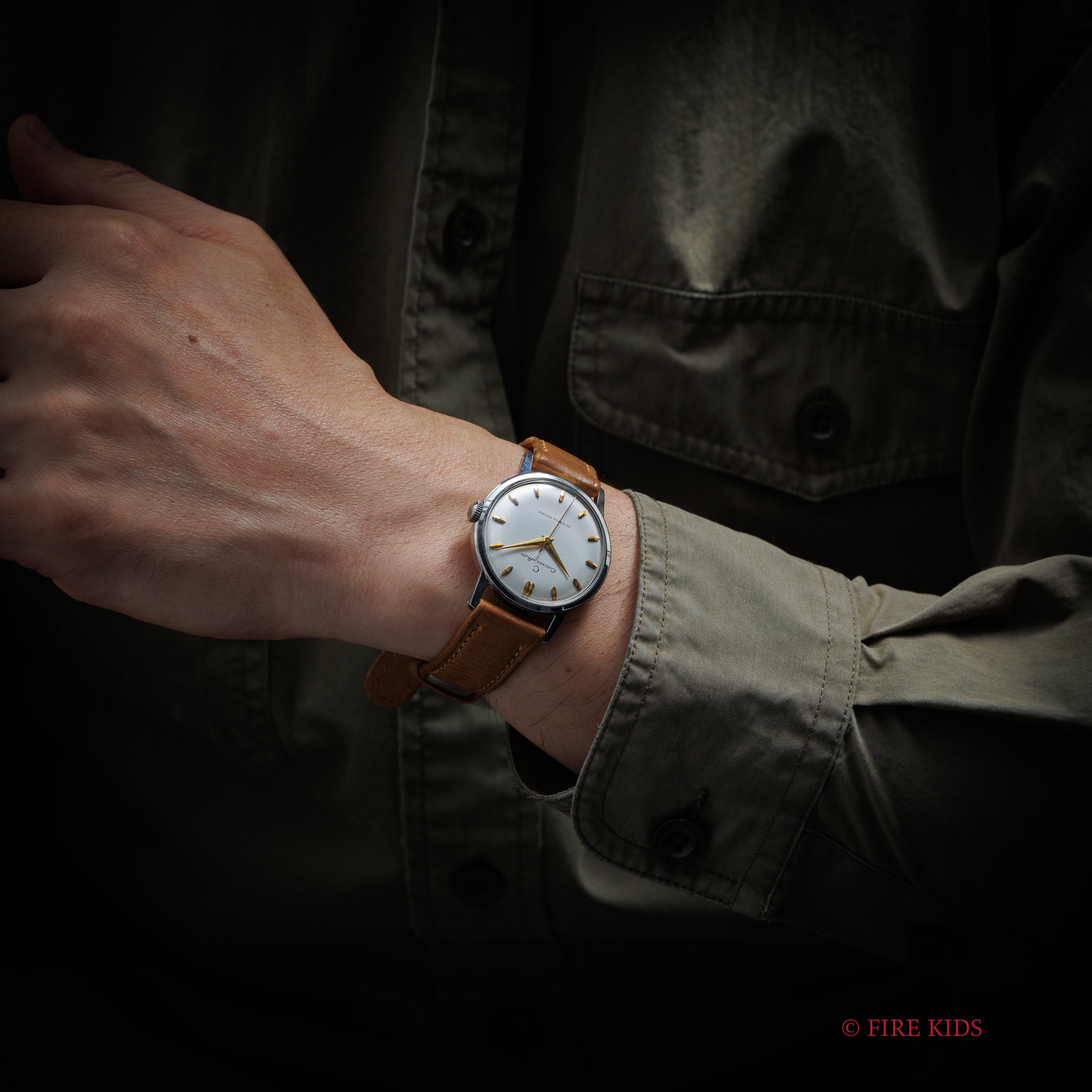 シチズン オート 1958年製 未使用品 箱、タグ付き 自動巻き オリジナル革ベルト、尾錠付き