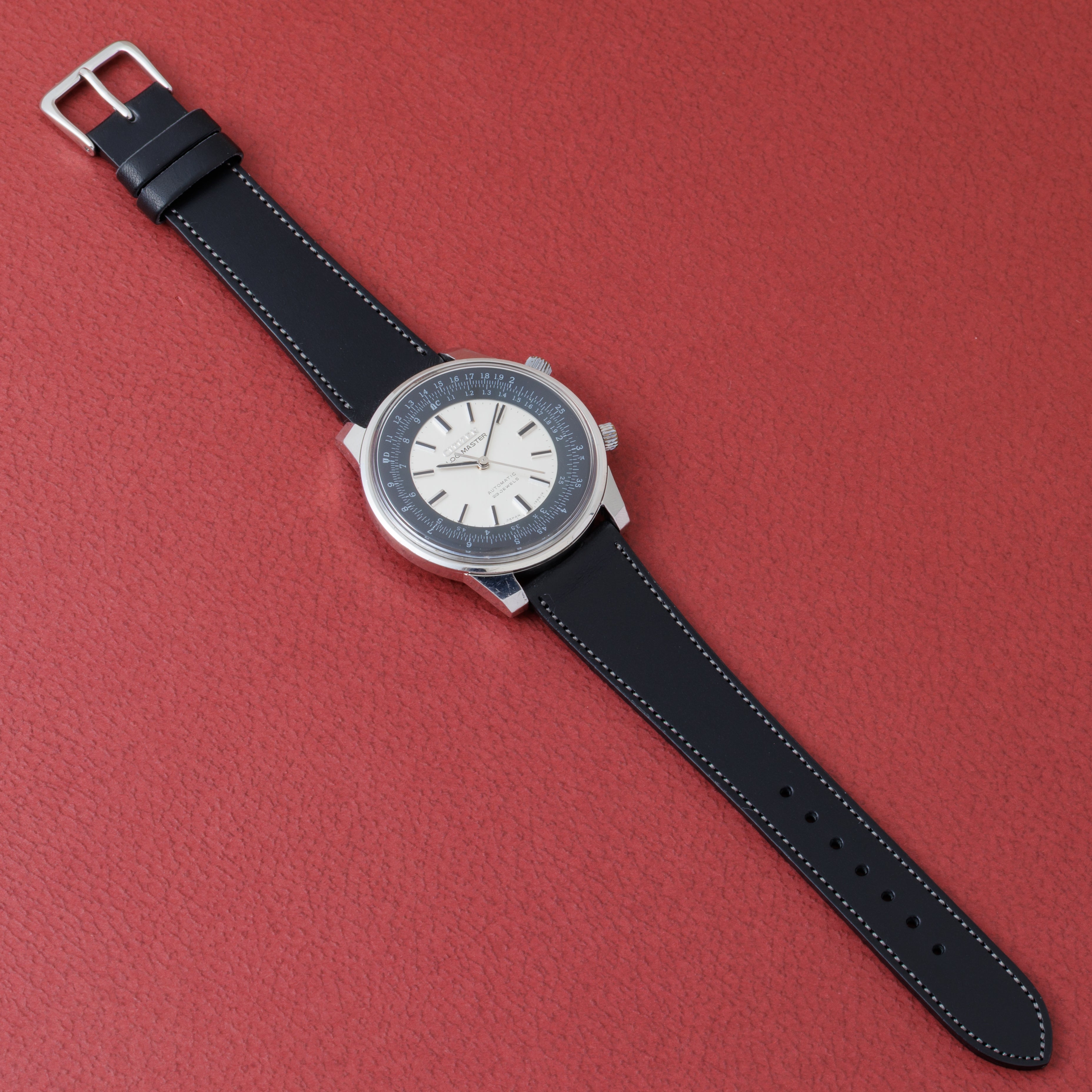 シチズン ログマスター 1968年製 回転計算尺 自動巻 AUOS52401-TA