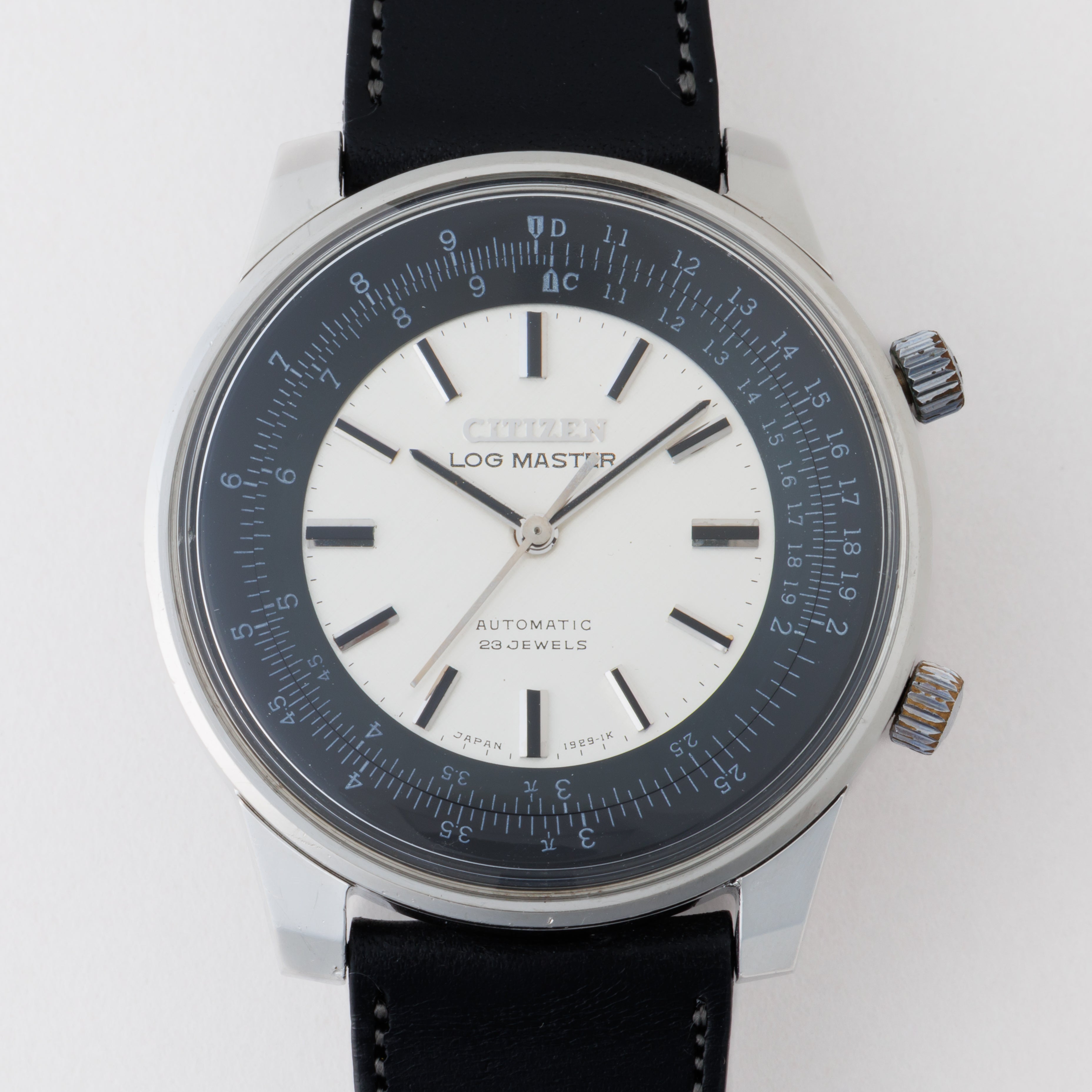 シチズン ログマスター 1968年製 回転計算尺 自動巻 AUOS52401-TA