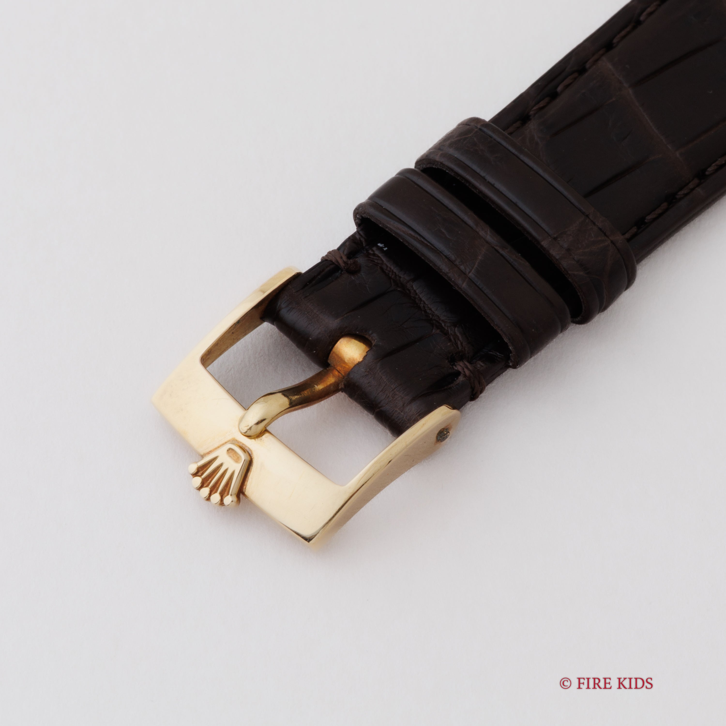 ロレックス チェリーニ 18金無垢 1990~91年製 オーバル型 手巻き Ref.4083 純正金無垢王冠尾錠