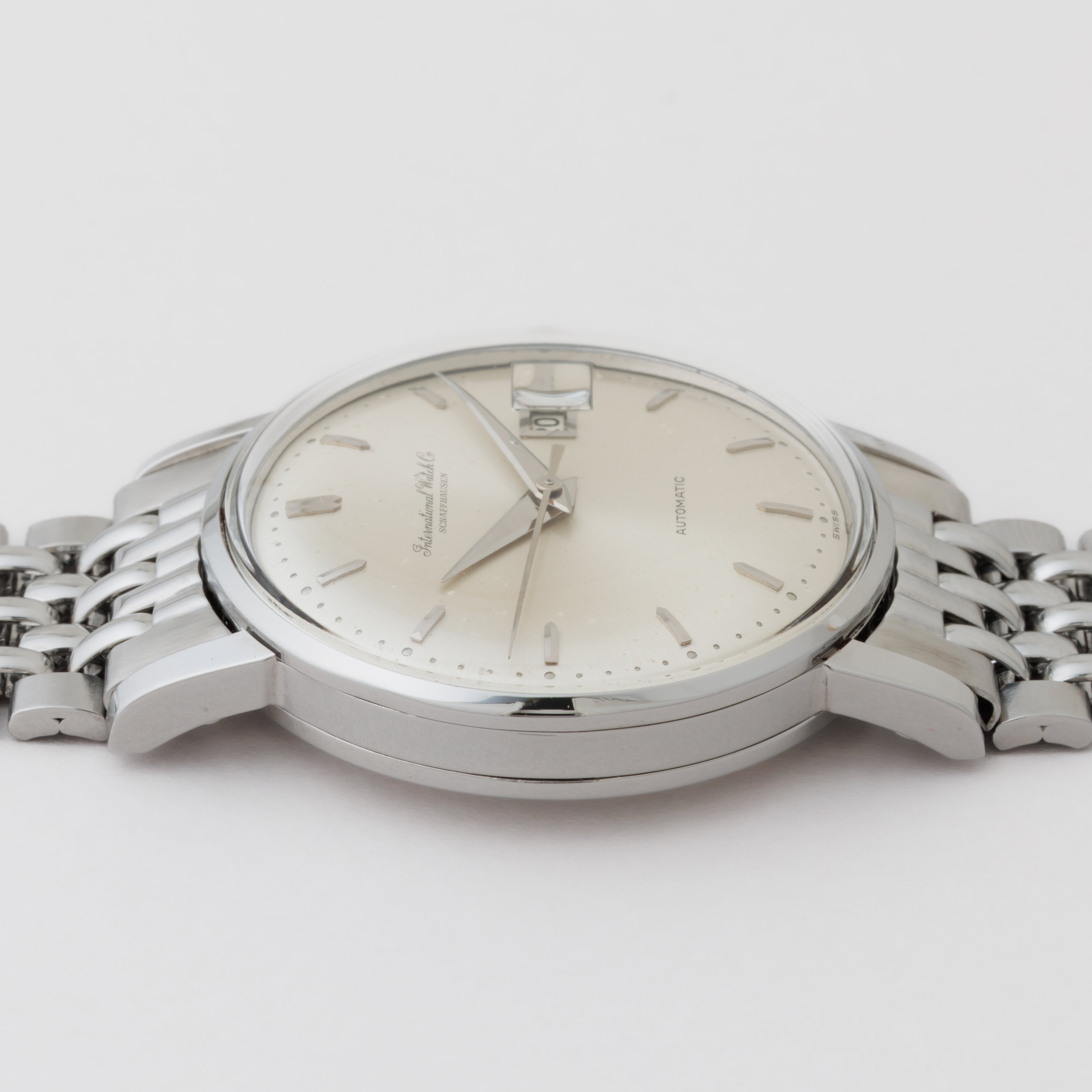 IWC ペラトン式オートマチック Cal.8531 1963年製 寄り目デイト ラウンドケース 純正ブレス付き