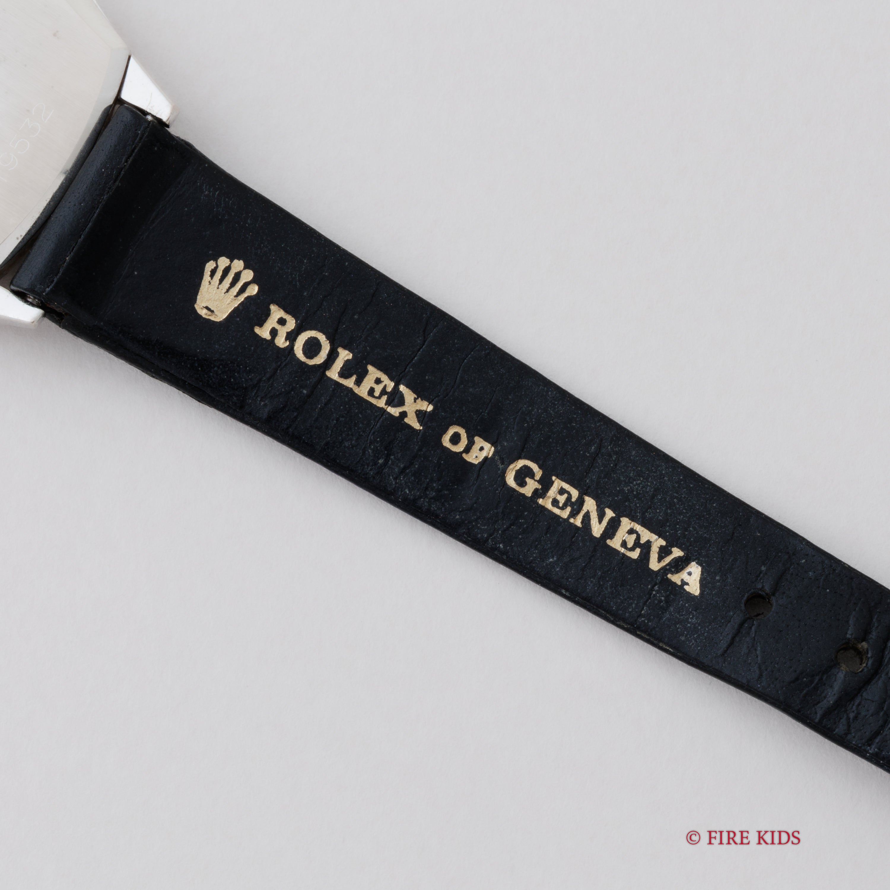 ロレックス チェリーニ レディース 1970年製 Ref.3800 18金無垢ホワイトゴールド ブルーダイヤル 純正尾錠付き