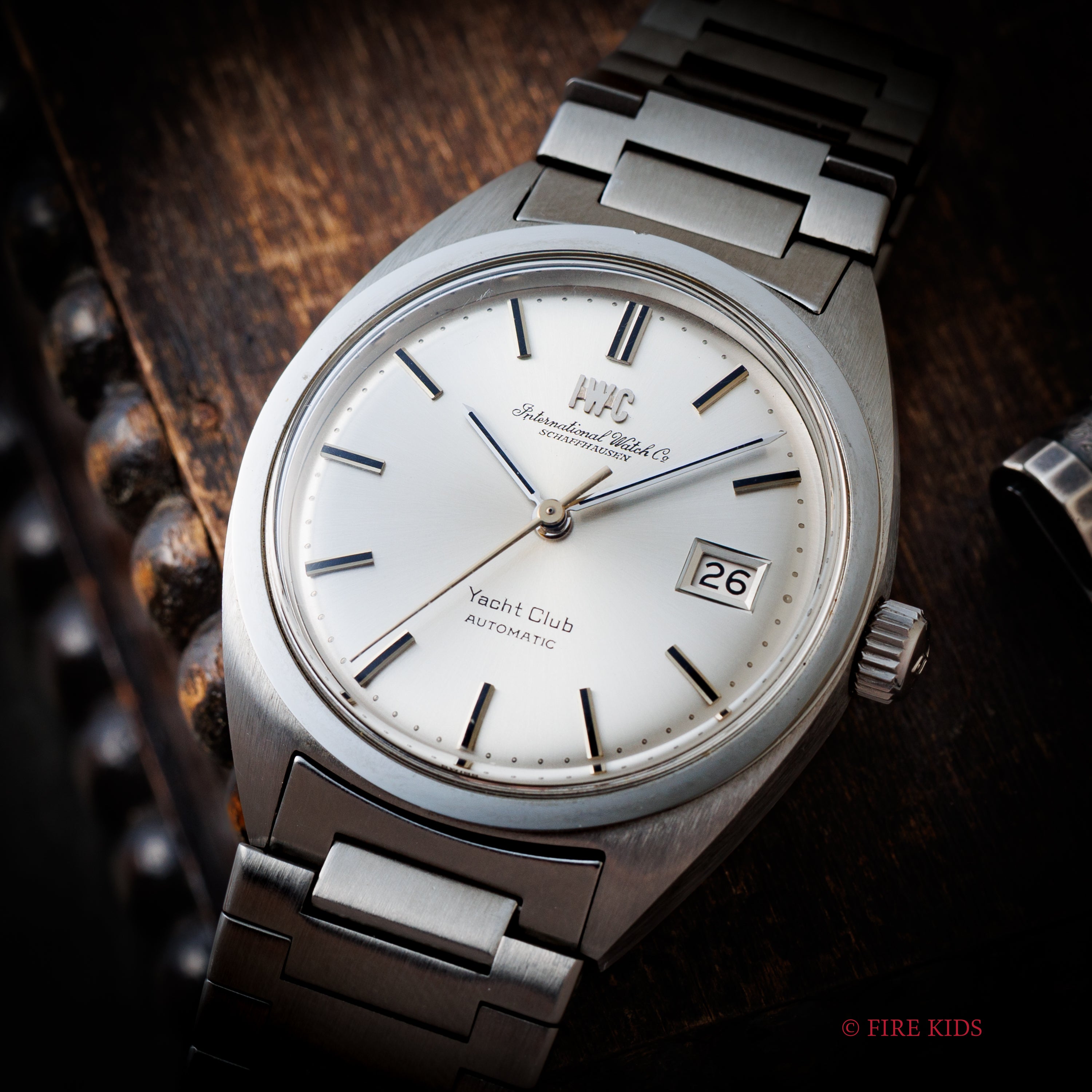 IWC ヨットクラブ 1979年製 ペラトン式自動巻き Cal.8541B 純正ブレス付き 箱付き