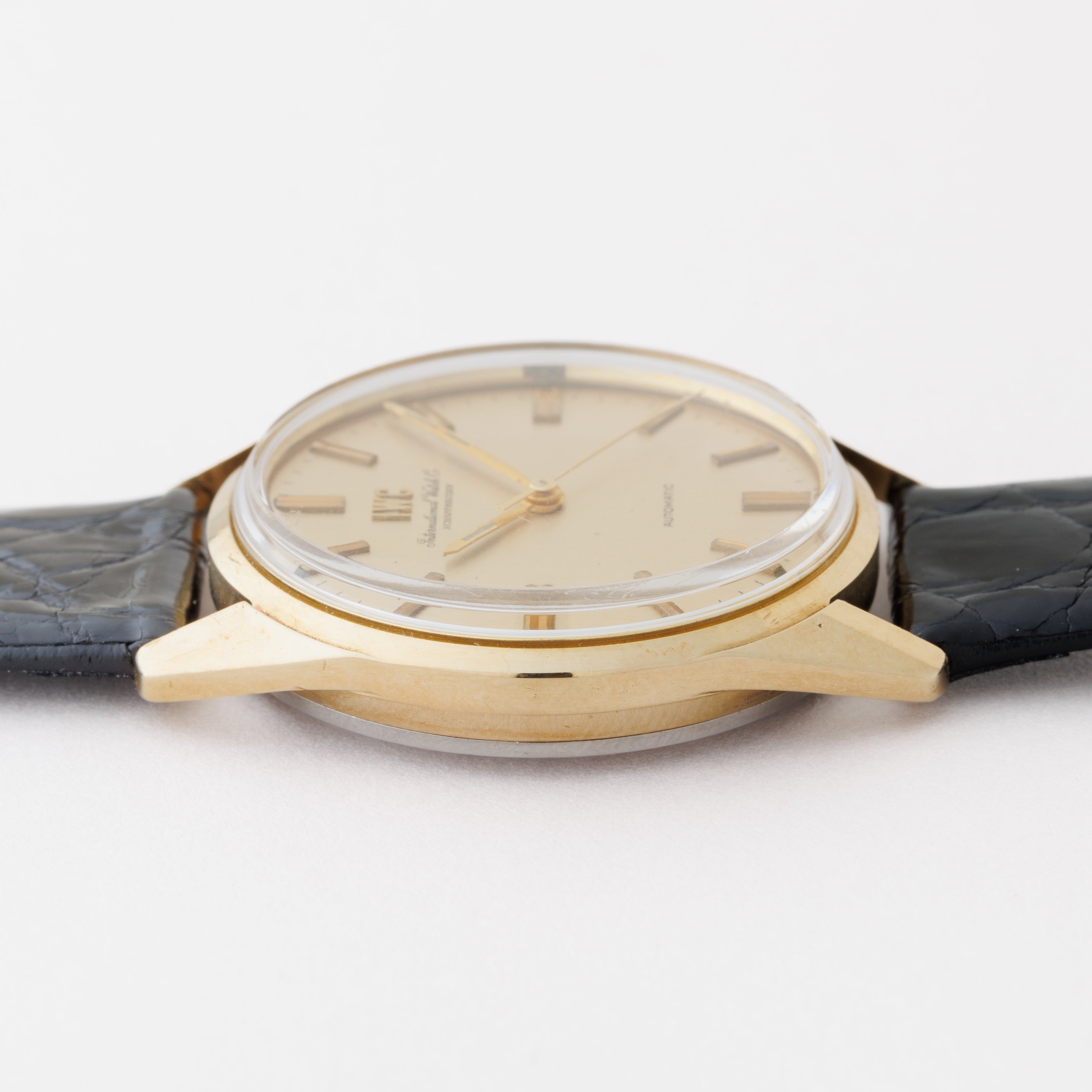 IWC 14金無垢ラウンドケース 1970年製 ペラトン式自動巻きCal.854 Ref.R910A ノンデイト