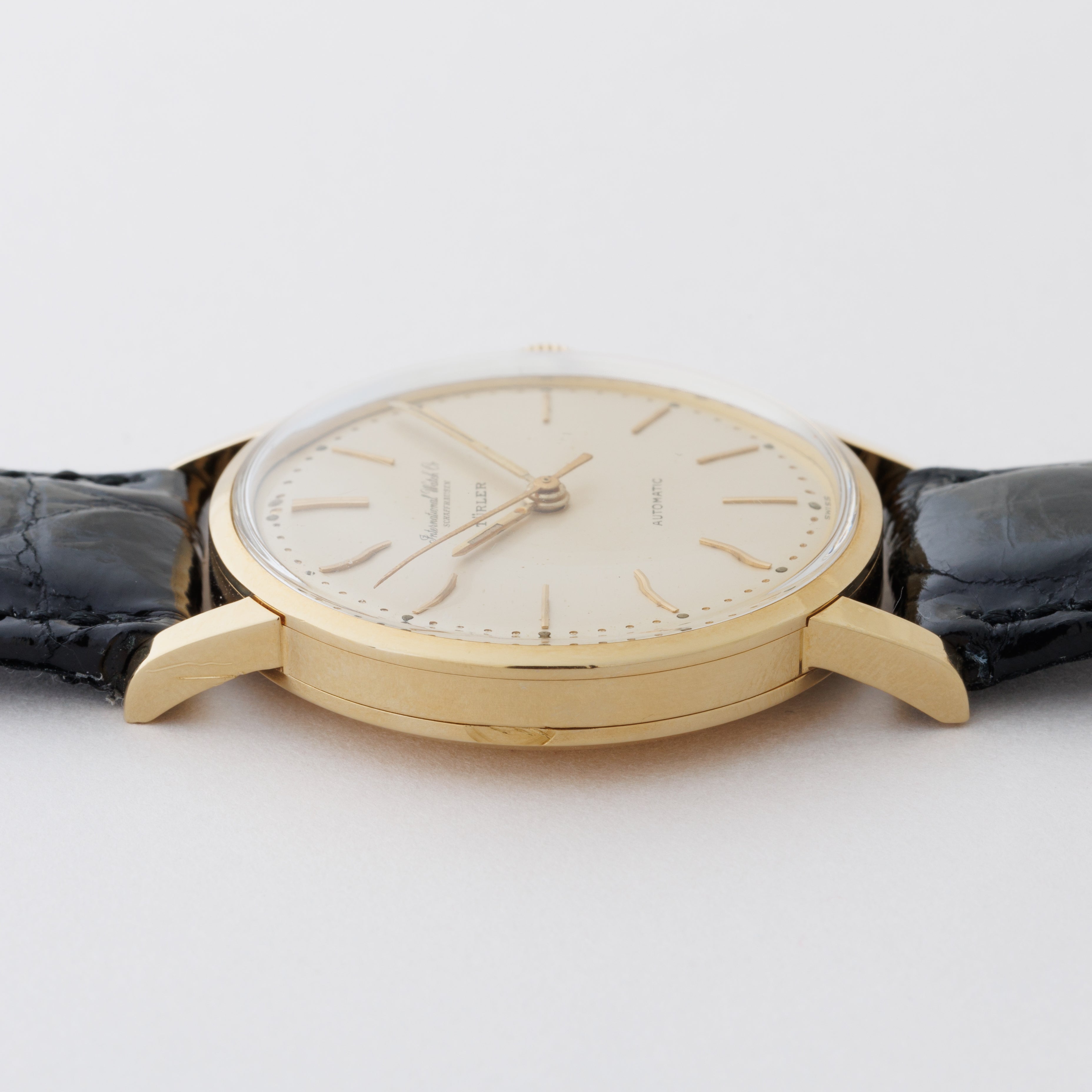 IWC オートマチック チューラーWネーム 1961年製 18金無垢イエローゴールド ノンデイト ペラトン式自動巻き