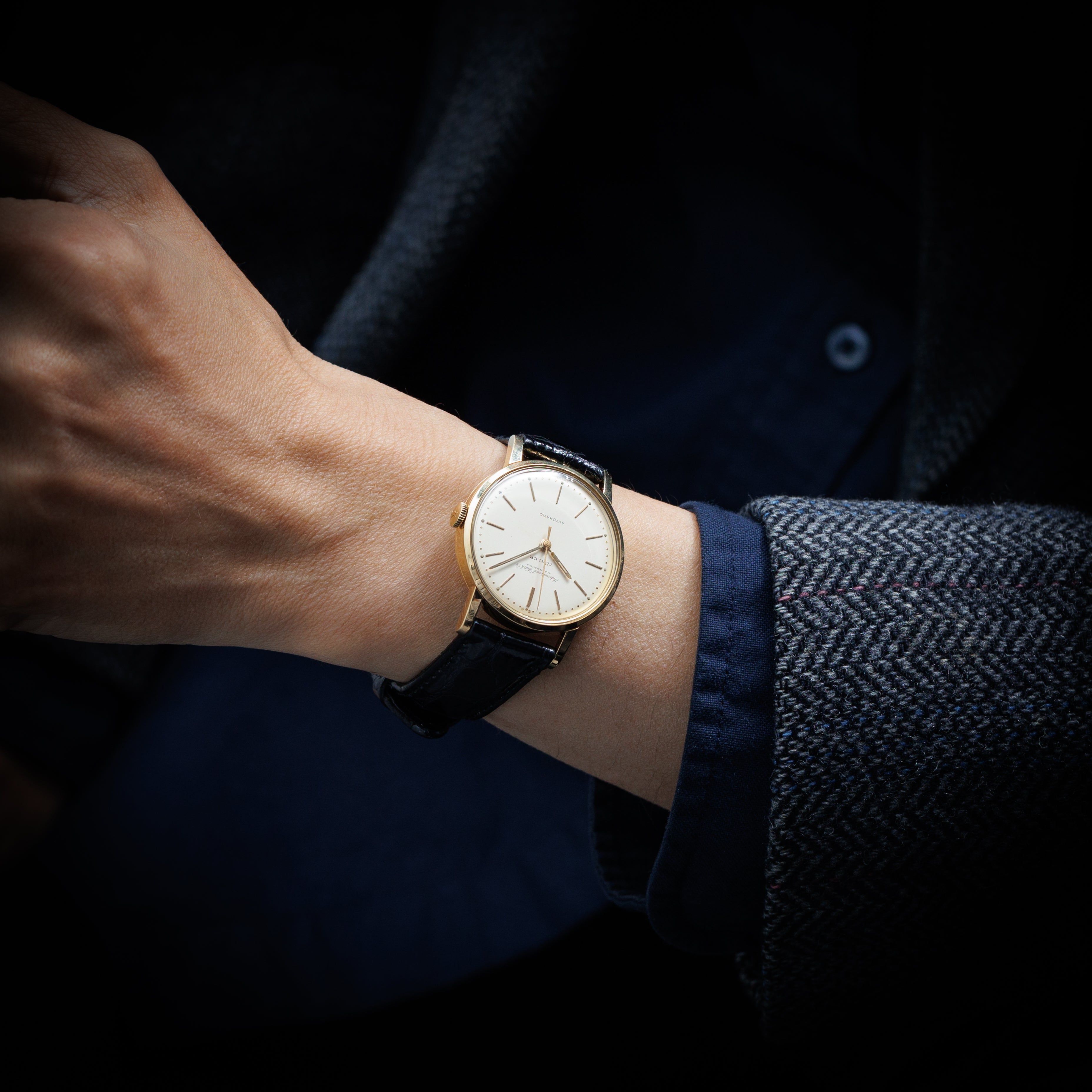 IWC オートマチック チューラーWネーム 1961年製 18金無垢イエローゴールド ノンデイト ペラトン式自動巻き