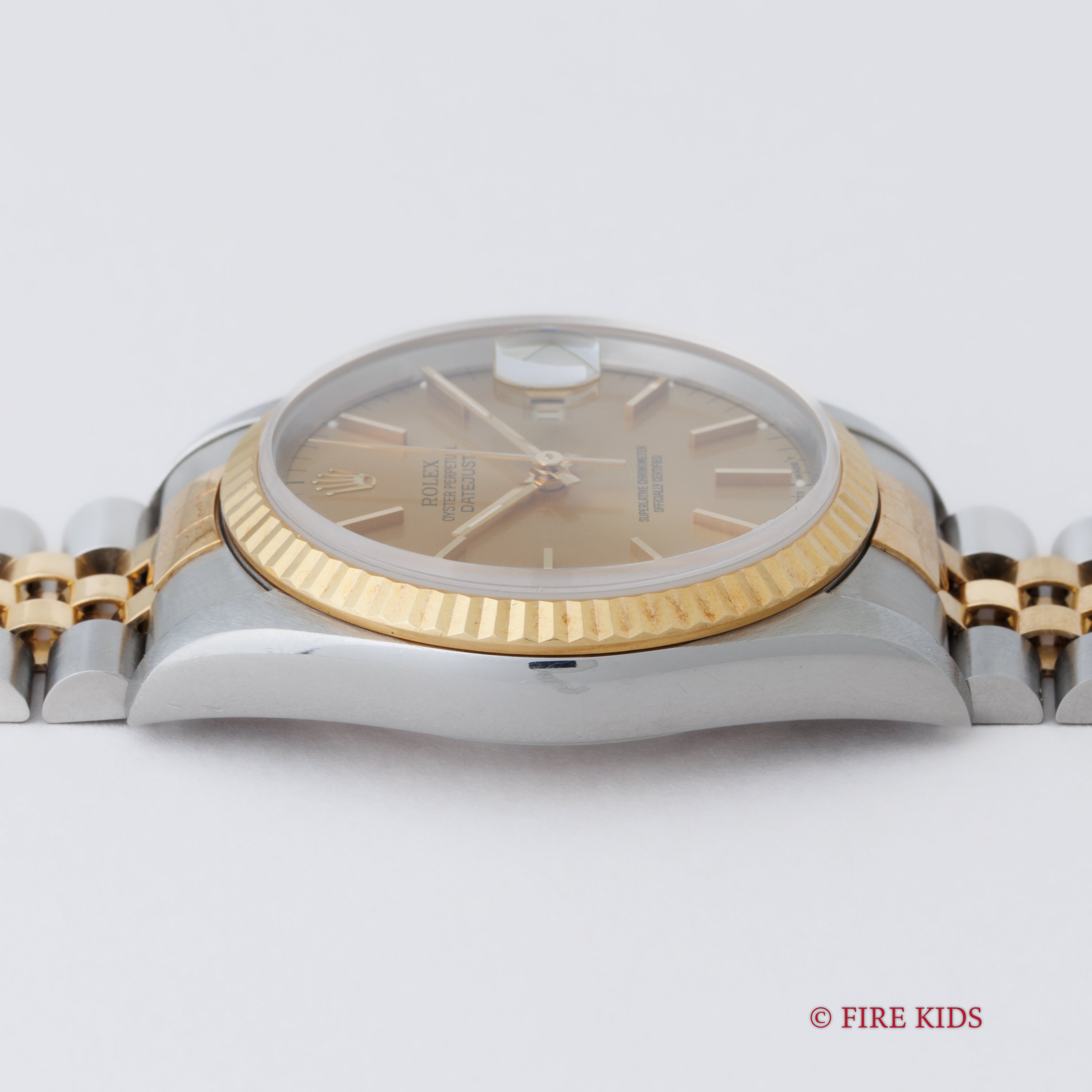 ロレックス デイトジャスト Ref.16233 シャンパンダイヤル 1993年製 純正ジュビリーコンビブレス 箱付