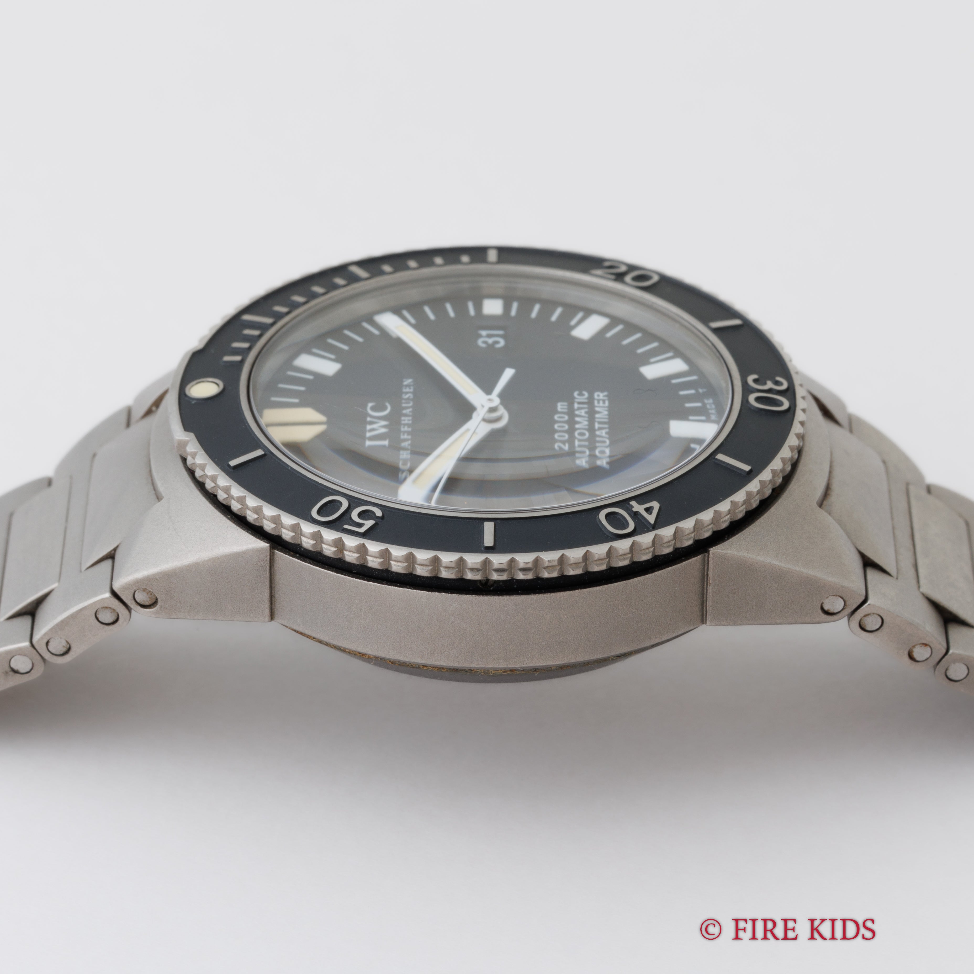 IWC 1999年製 アクアタイマー 2000m防水 チタン オールトリチウム 純正ブレス ギャラ付