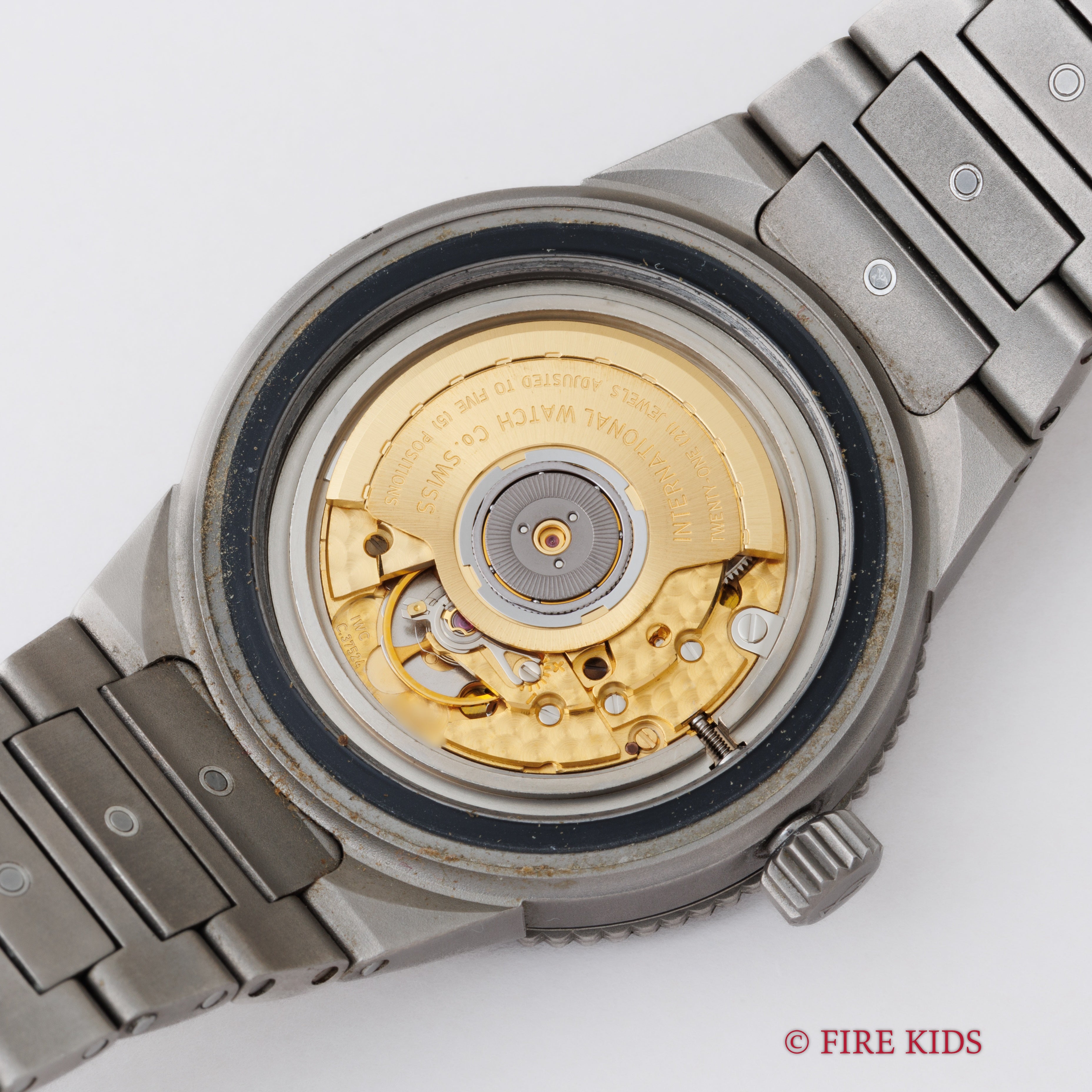 IWC 1999年製 アクアタイマー 2000m防水 チタン オールトリチウム 純正ブレス ギャラ付