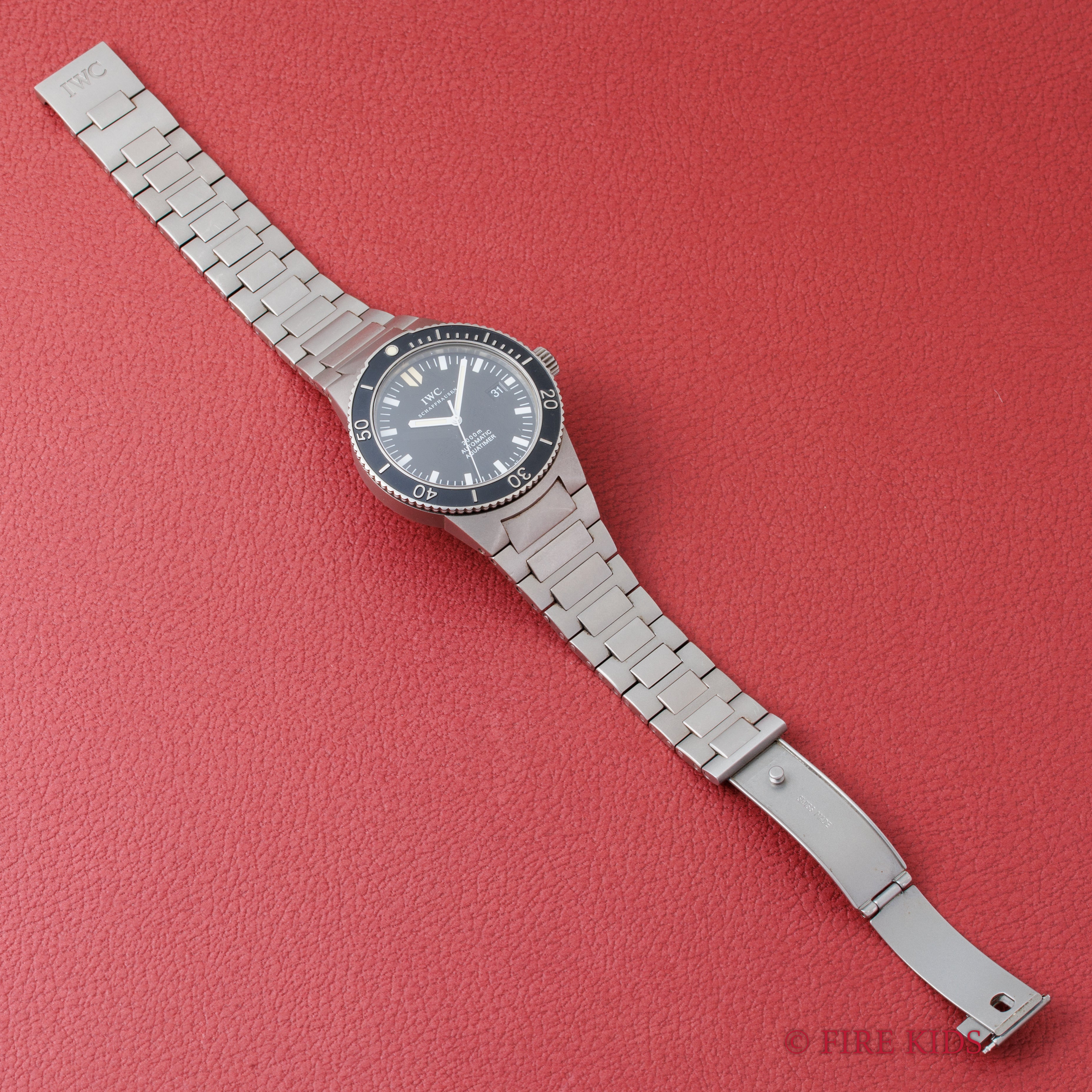 IWC 1999年製 アクアタイマー 2000m防水 チタン オールトリチウム 純正ブレス ギャラ付