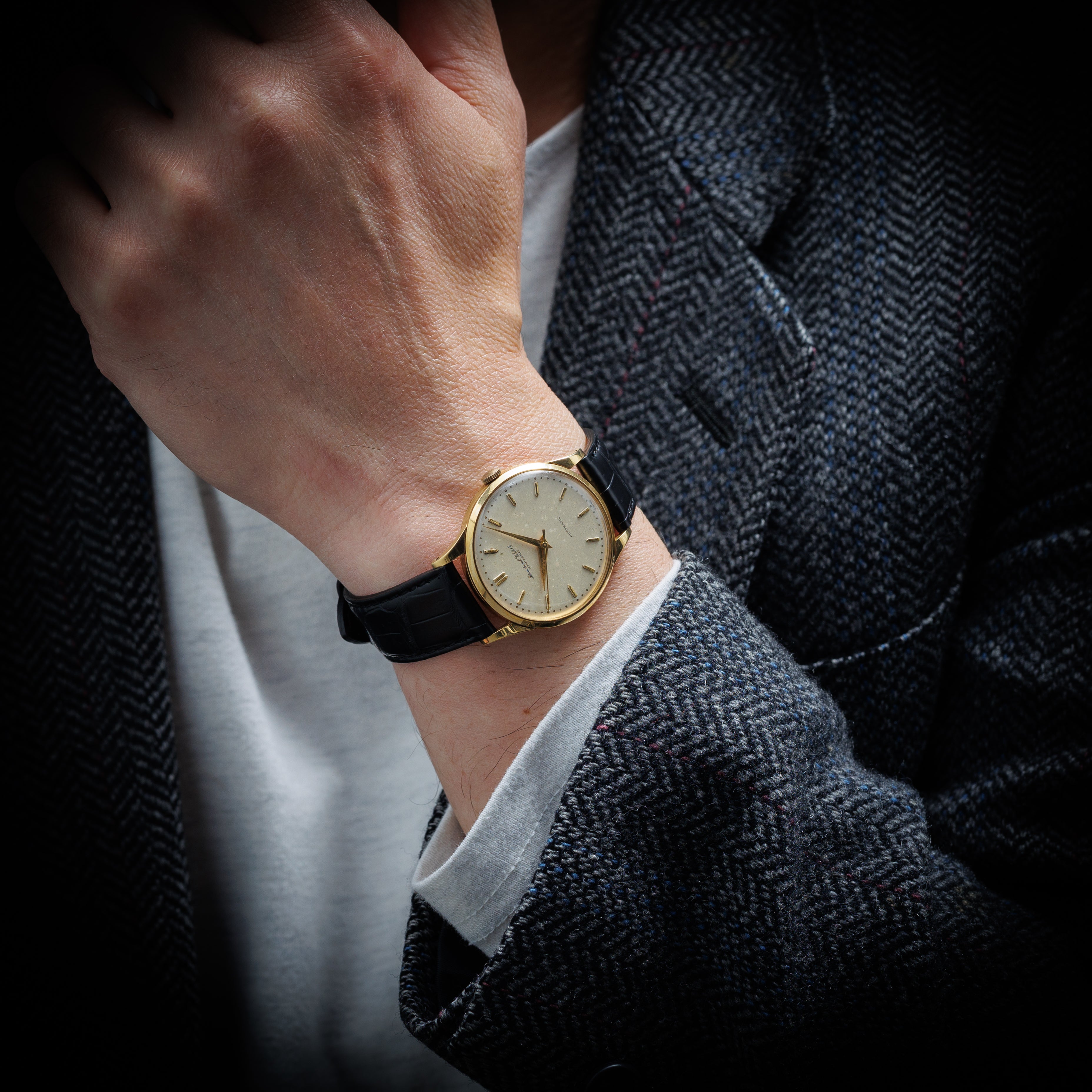 IWC 18金無垢ラウンドケース 1958年製 ペラトン式自動巻き Cal.852搭載