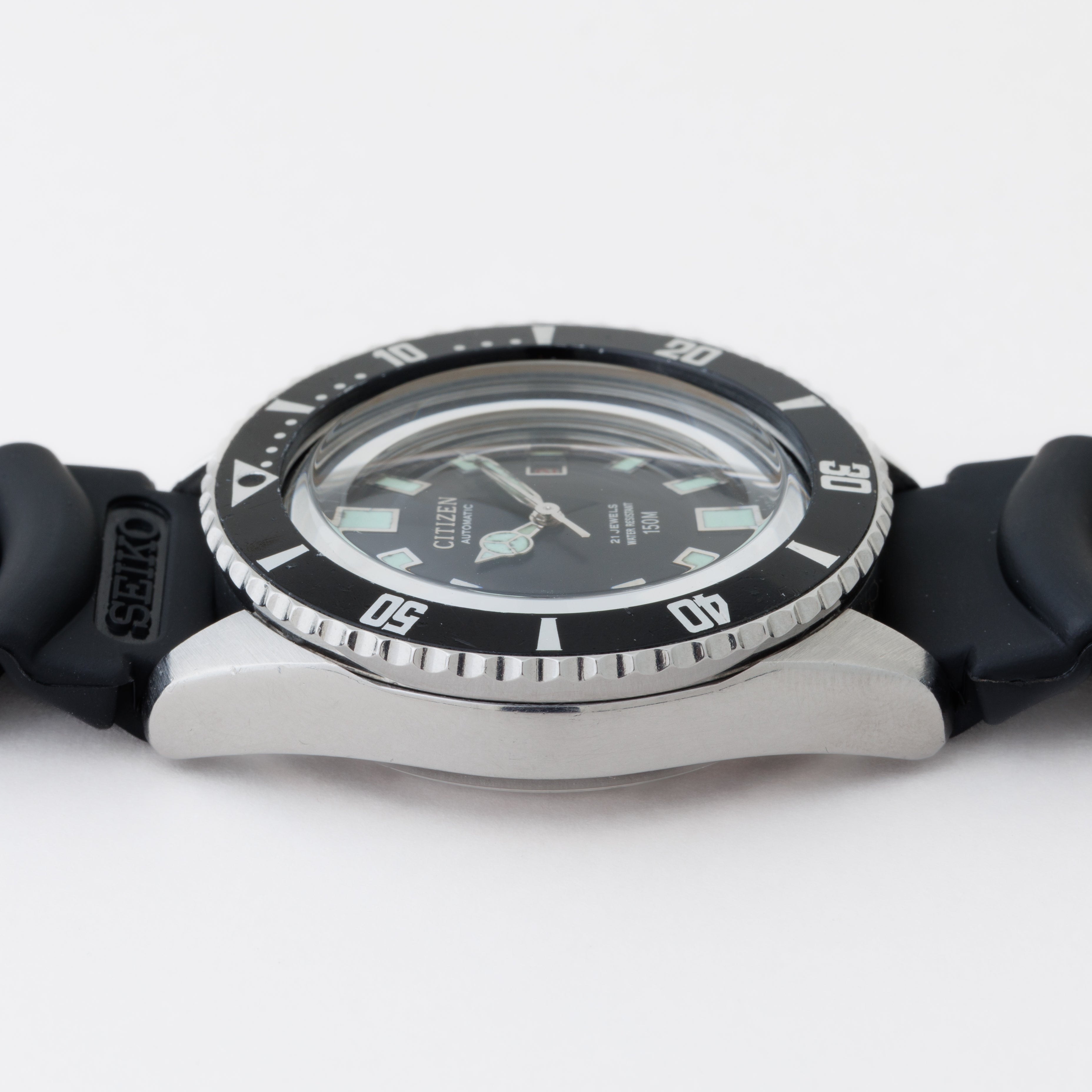 シチズン 150m チャレンジダイバー 1976年製 赤カレンダー 4‐600851Y