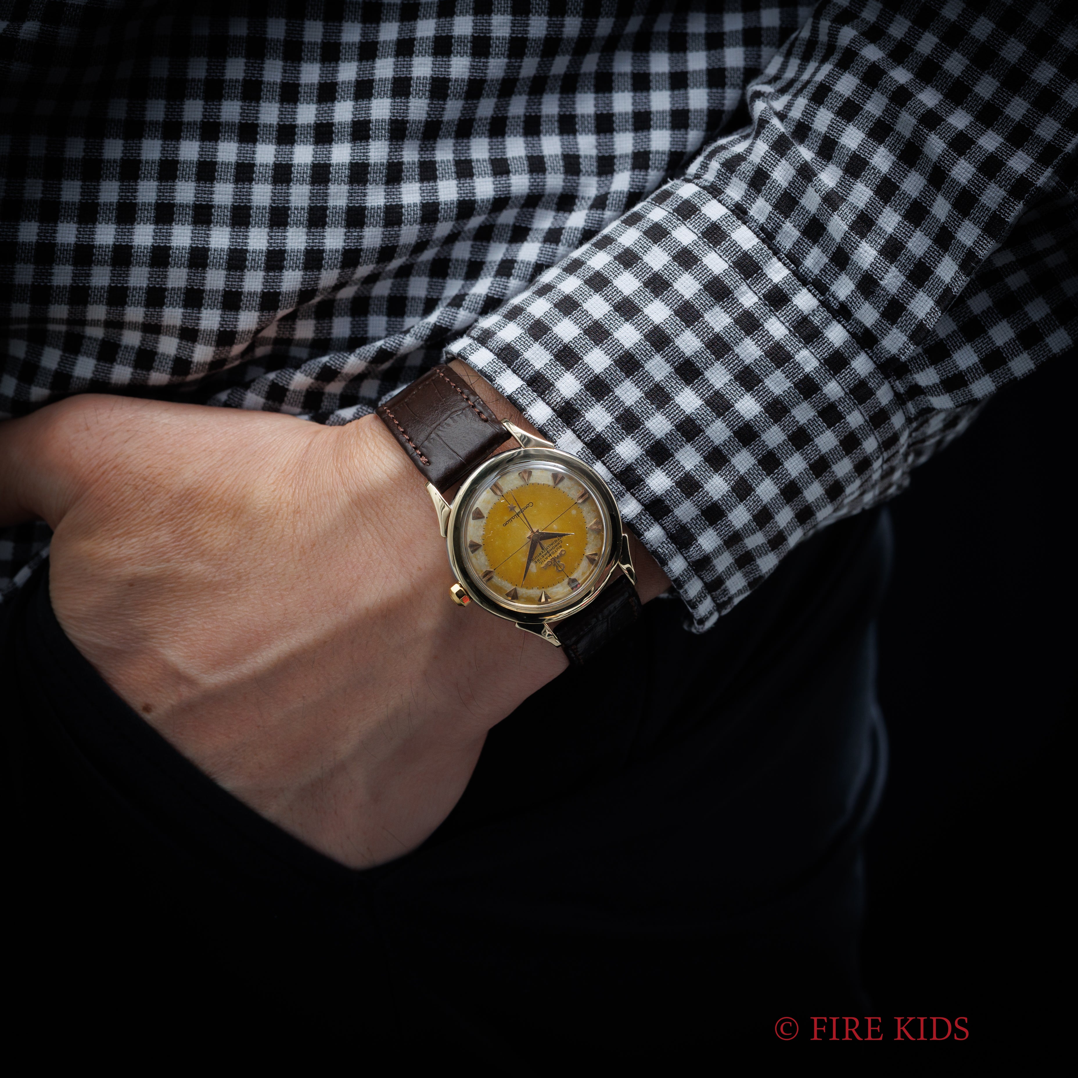 オメガ コンステレーション トップゴールドケース 1955年製 Ref.2852-4SC ハートインデックス