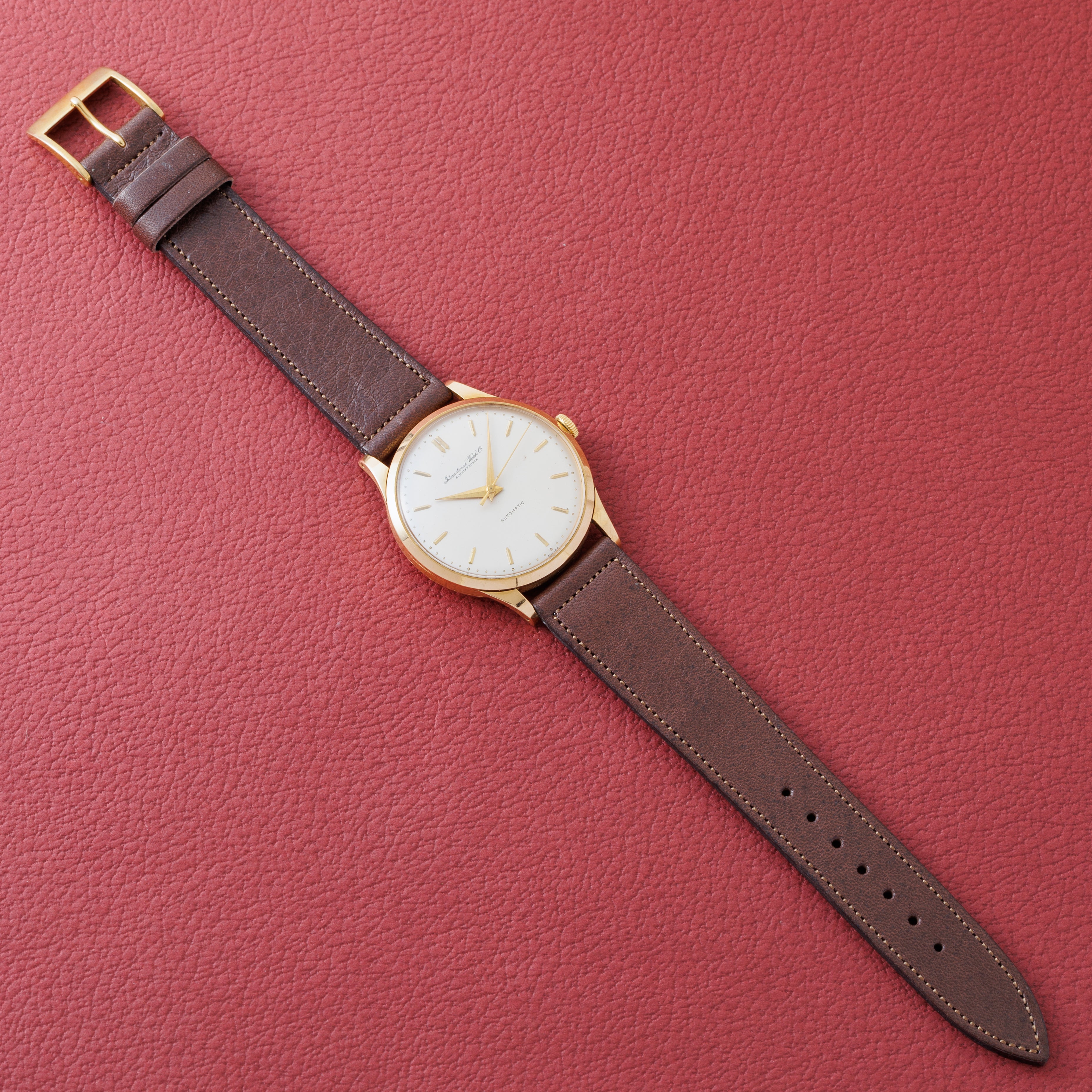 IWC 18金無垢ラウンドケース 1960年製(昭和35年製) ペラトン式自動巻きCal.853