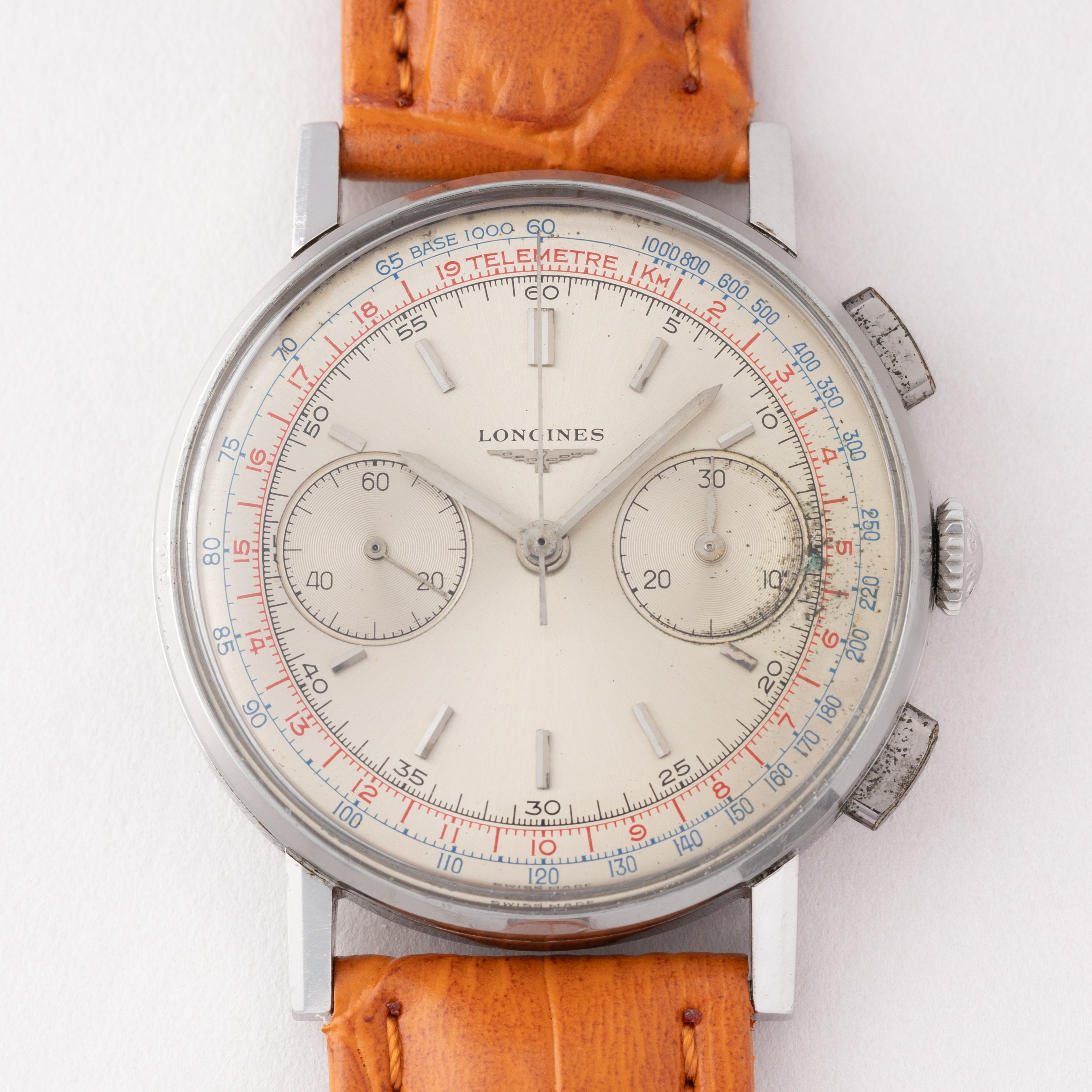 ロンジン 2レジスター クロノグラフ 1966年製 Cal.30CH フライバック