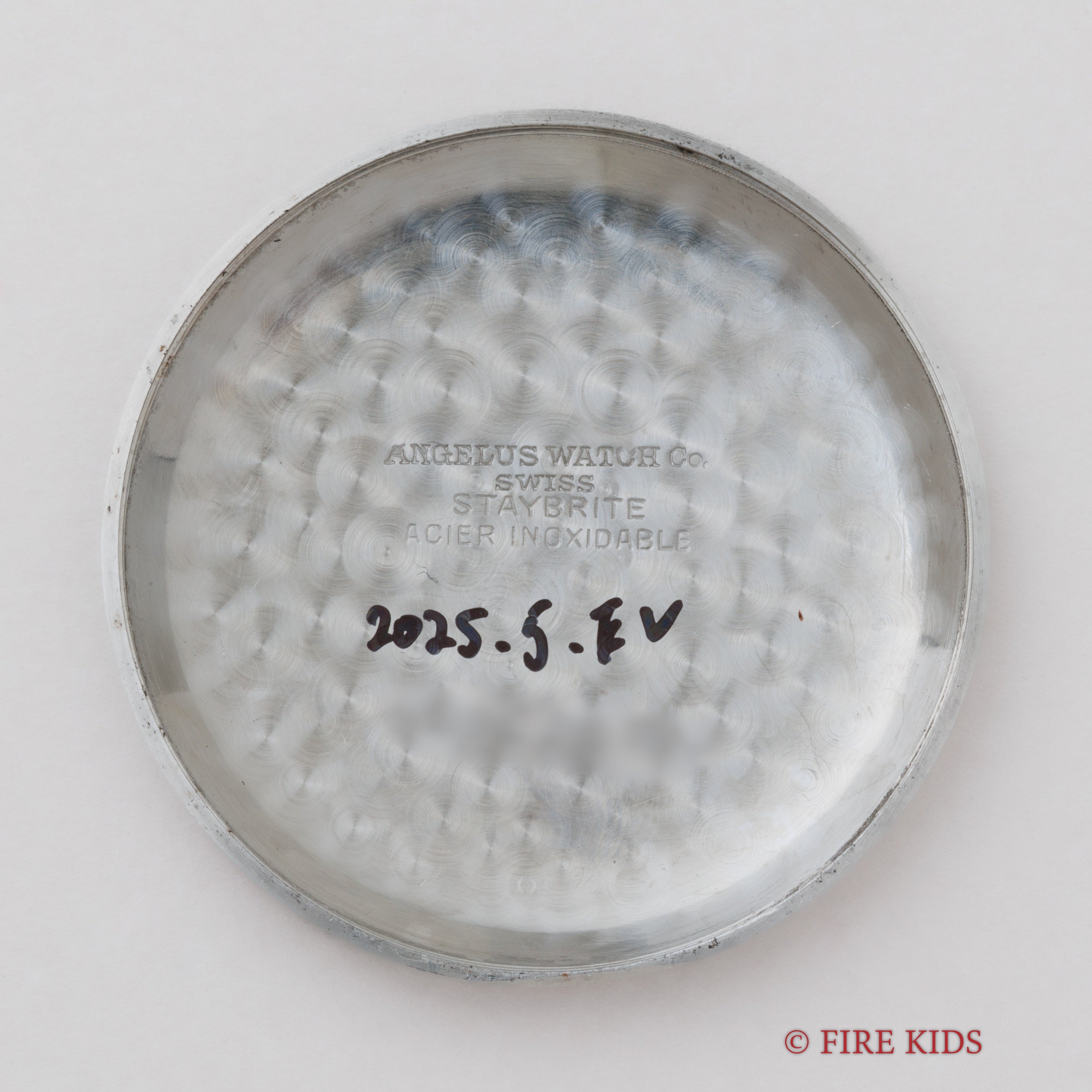 アンジェラス 2レジスター クロノグラフ 1940年代製 オリジナルブラックダイヤル 手巻き Cal.215