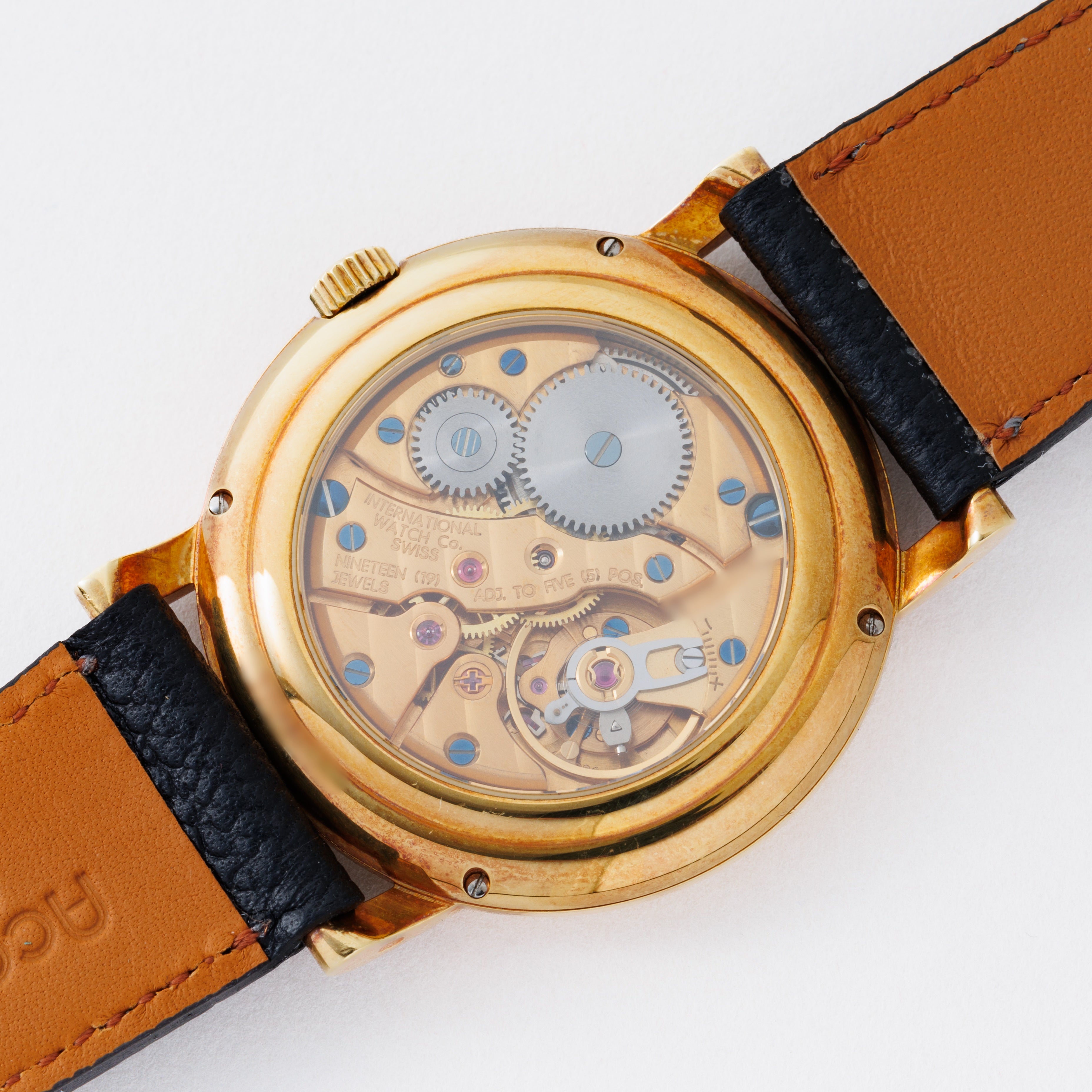 IWC ポートフィノ 1991年製 Ref.2533 18金イエローゴールド 裏スケルトン