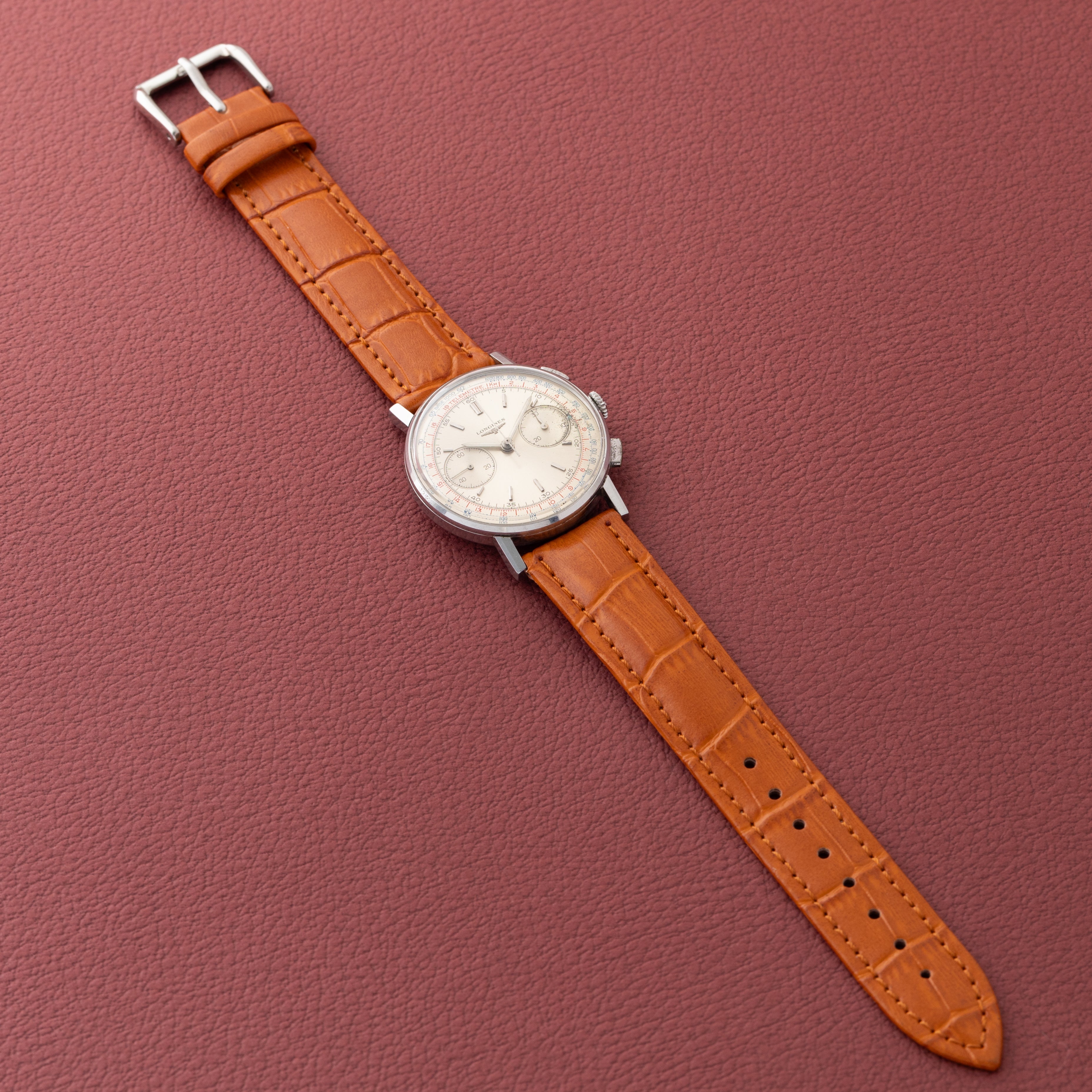 ロンジン 2レジスター クロノグラフ 1966年製 Cal.30CH フライバック