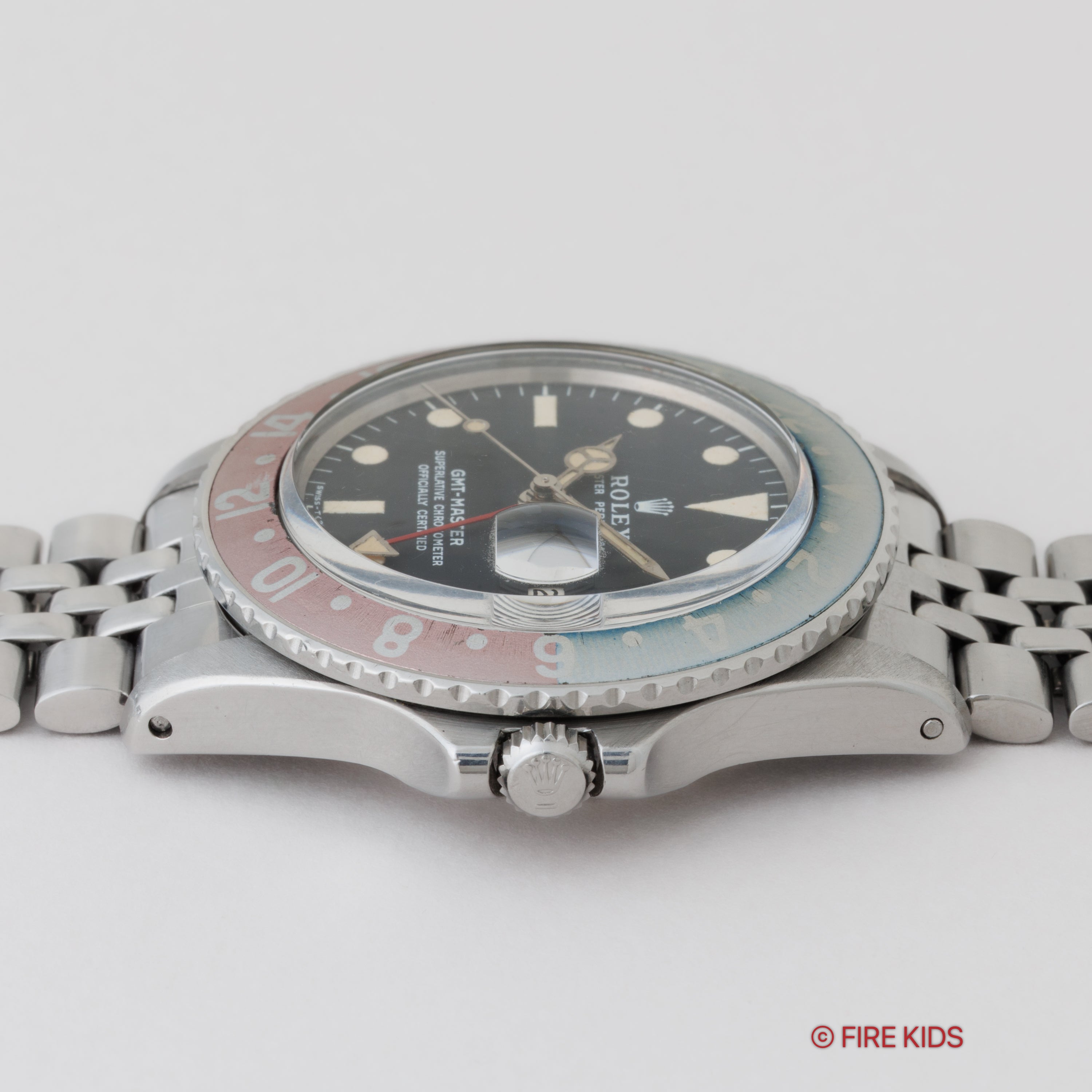 ロレックス GMTマスター 自動巻き 1970年製 Ref.1675 2型ダイヤル ペプシベゼル USAジュビリーブレス