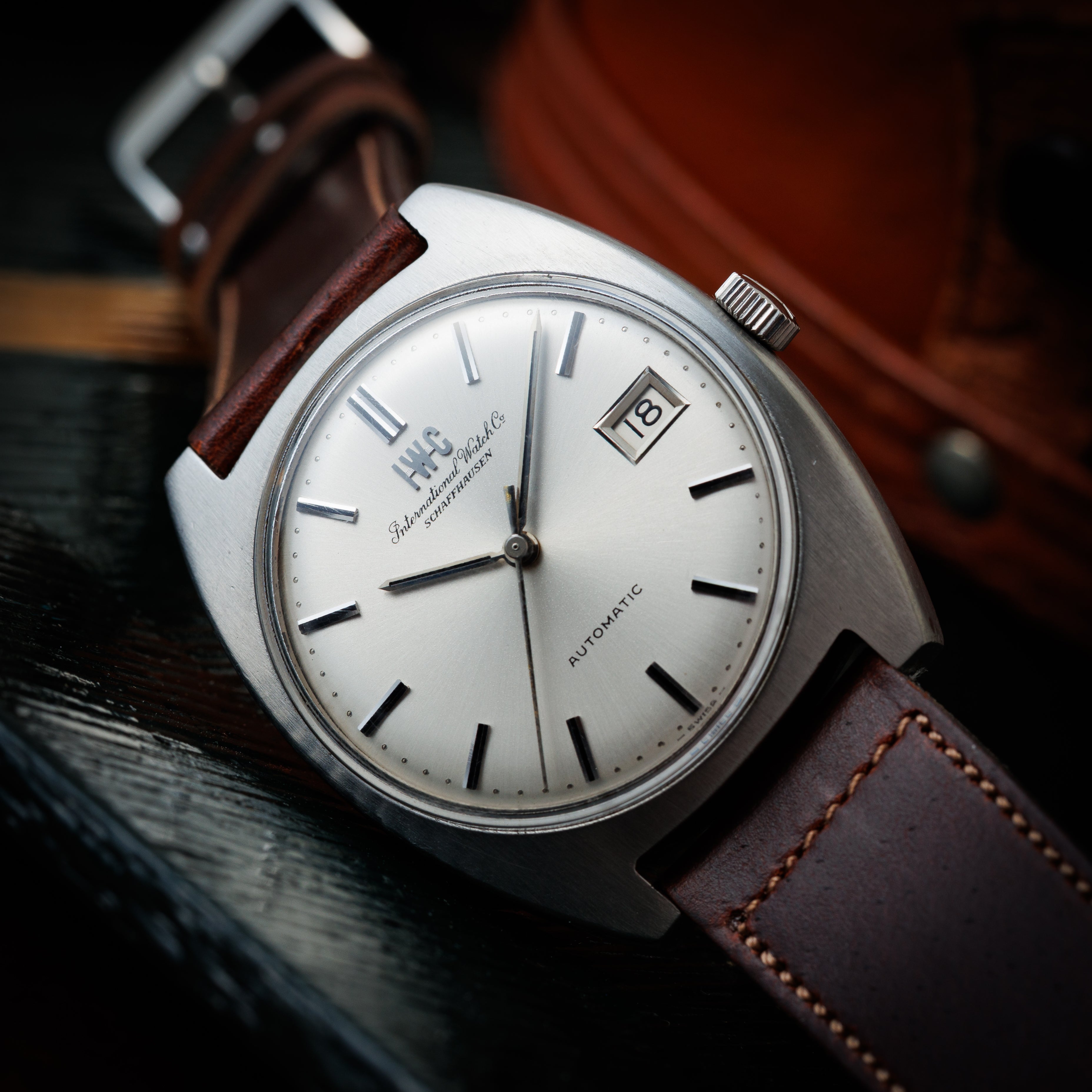 IWC 1967年製 Ref.814A クッションケース ペラトン式自動巻き Cal.8541