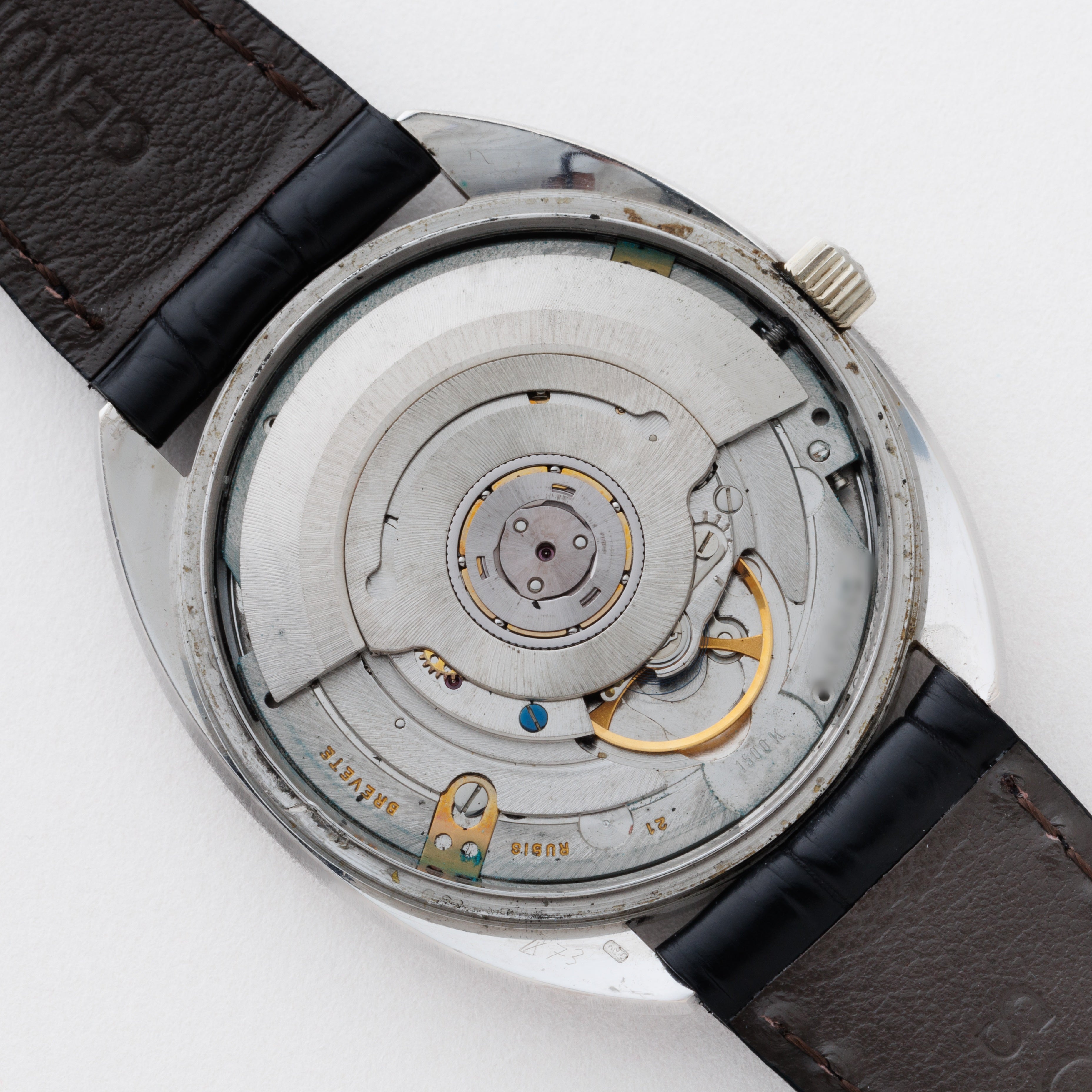 エテルナ マチック 3003 1960年代製 18金無垢ホワイトゴールド チューラーWネーム 純正尾錠付き 自動巻き