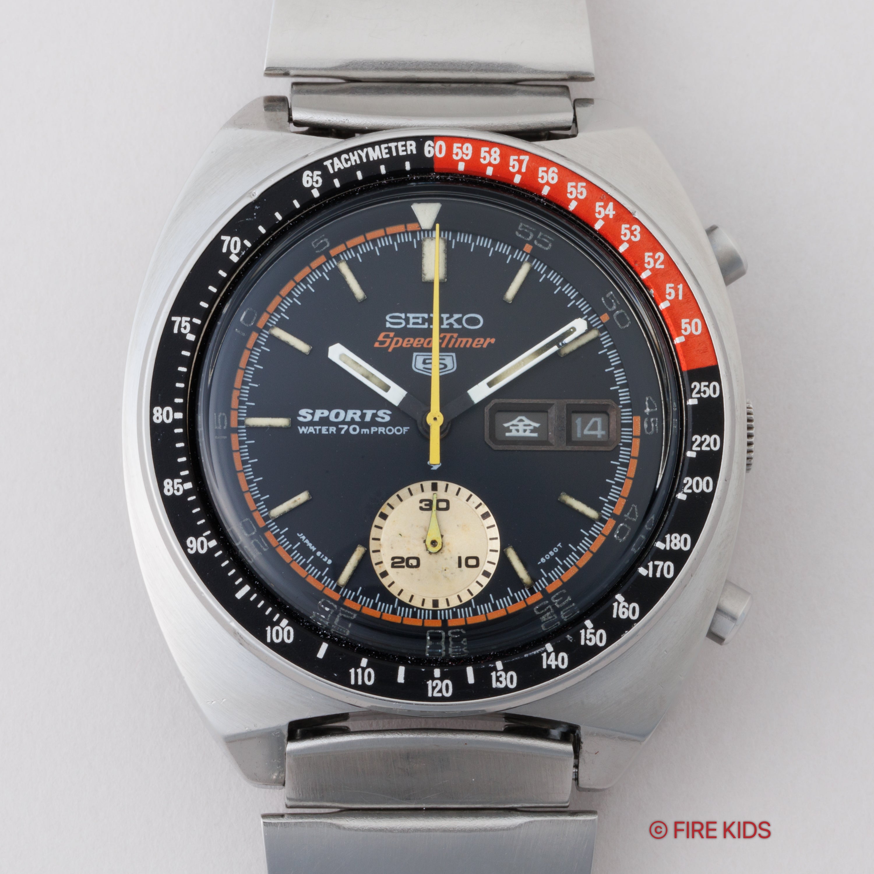 セイコー 5スポーツ スピードタイマー 1971年製 Ref.6139-6032 コークベゼル
