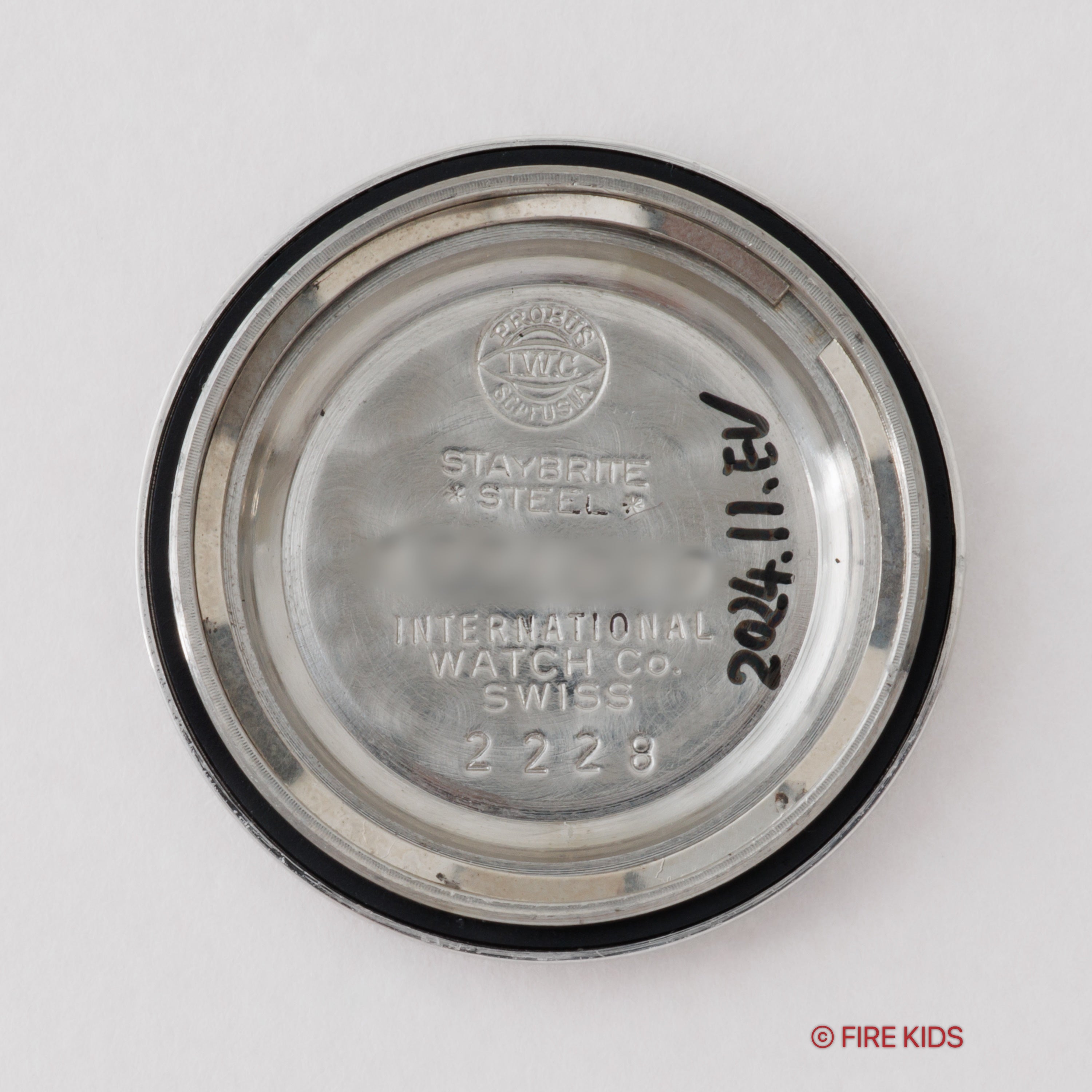 IWC レディース ラウンドケース 1969年製 ペラトン式自動巻Cal.44 純正メッシュブレス