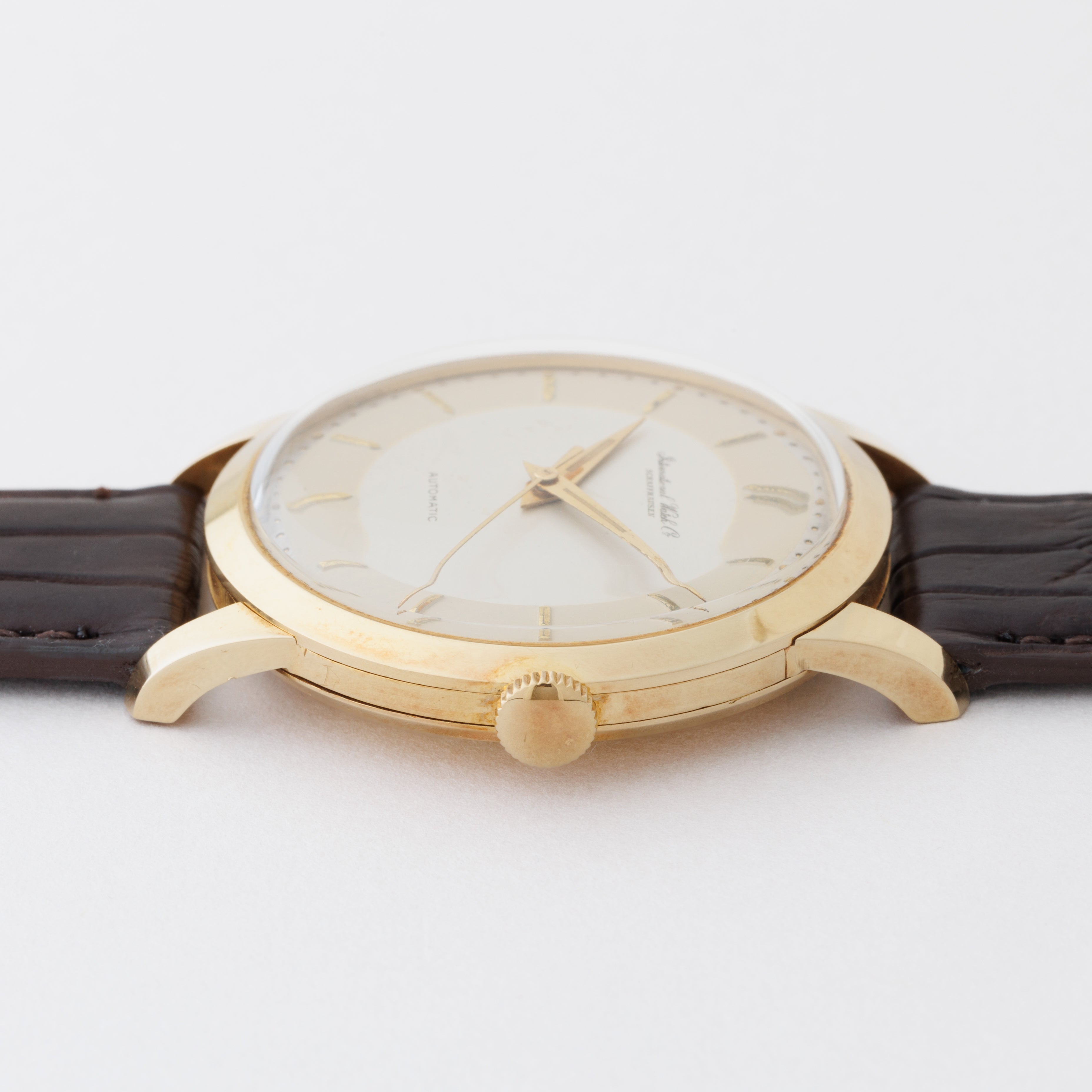 IWC ラウンドケース 1953年製 18金イエローゴールド オートマチック Cal.852