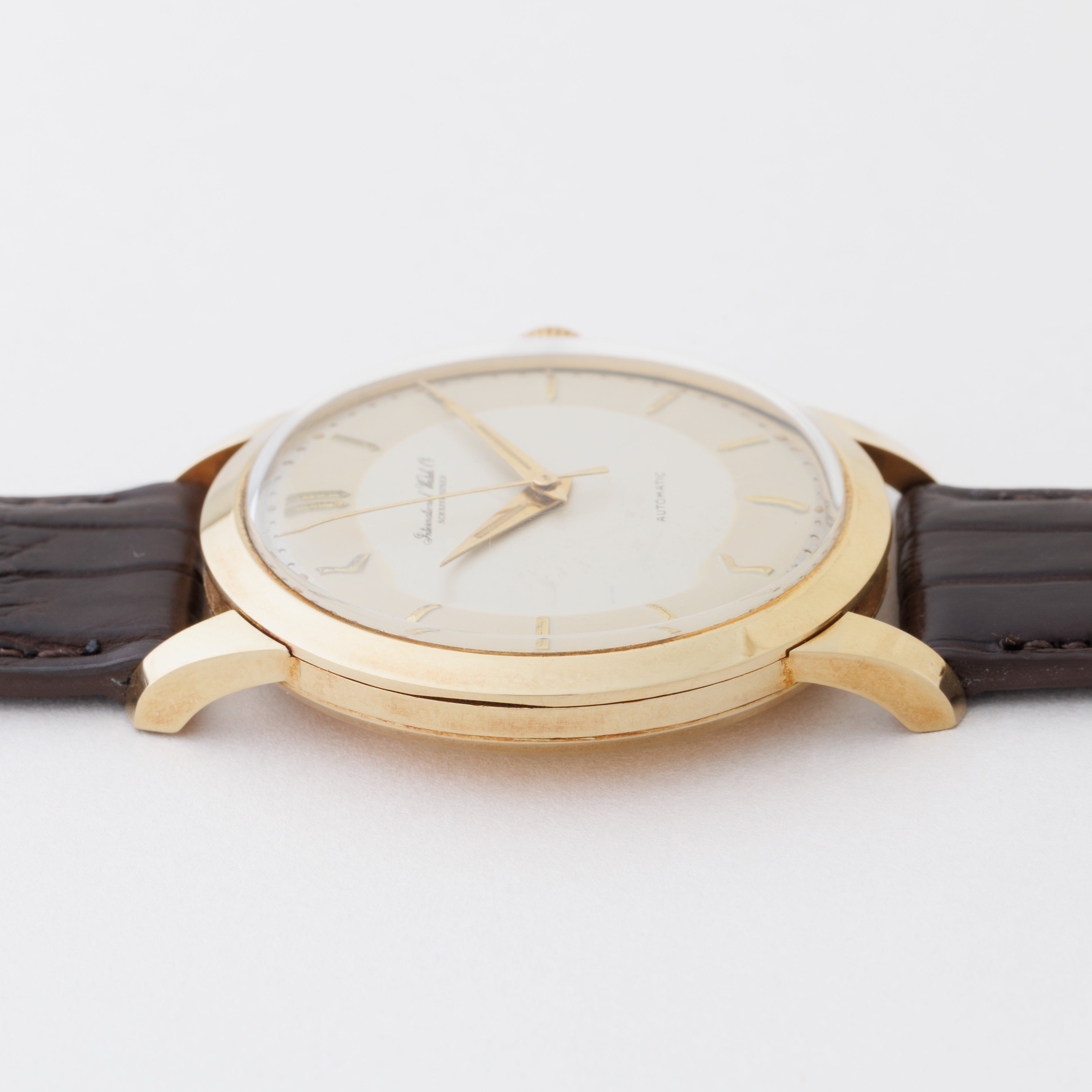 IWC ラウンドケース 1953年製 18金イエローゴールド オートマチック Cal.852