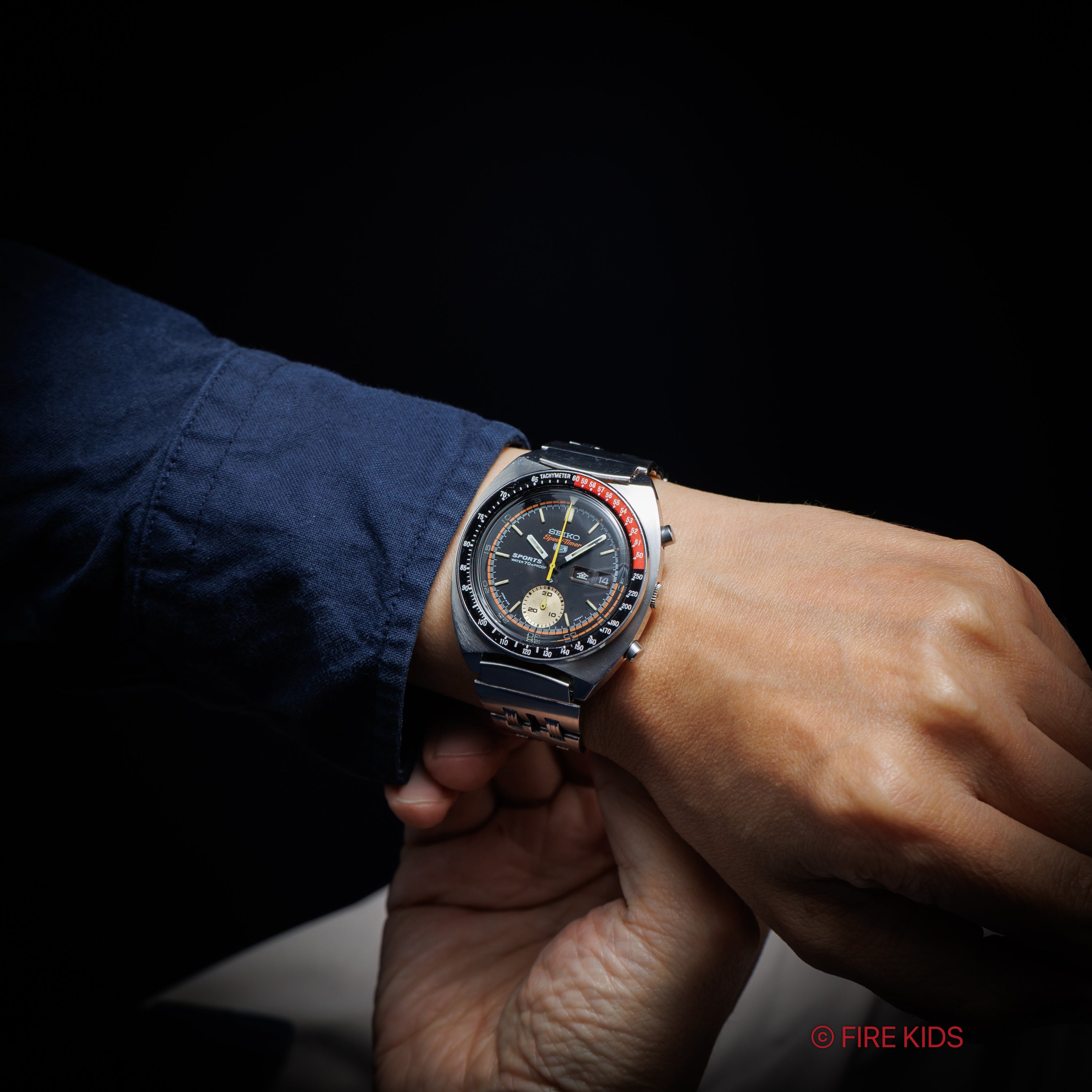 セイコー 5スポーツ スピードタイマー 1971年製 Ref.6139-6032 コークベゼル