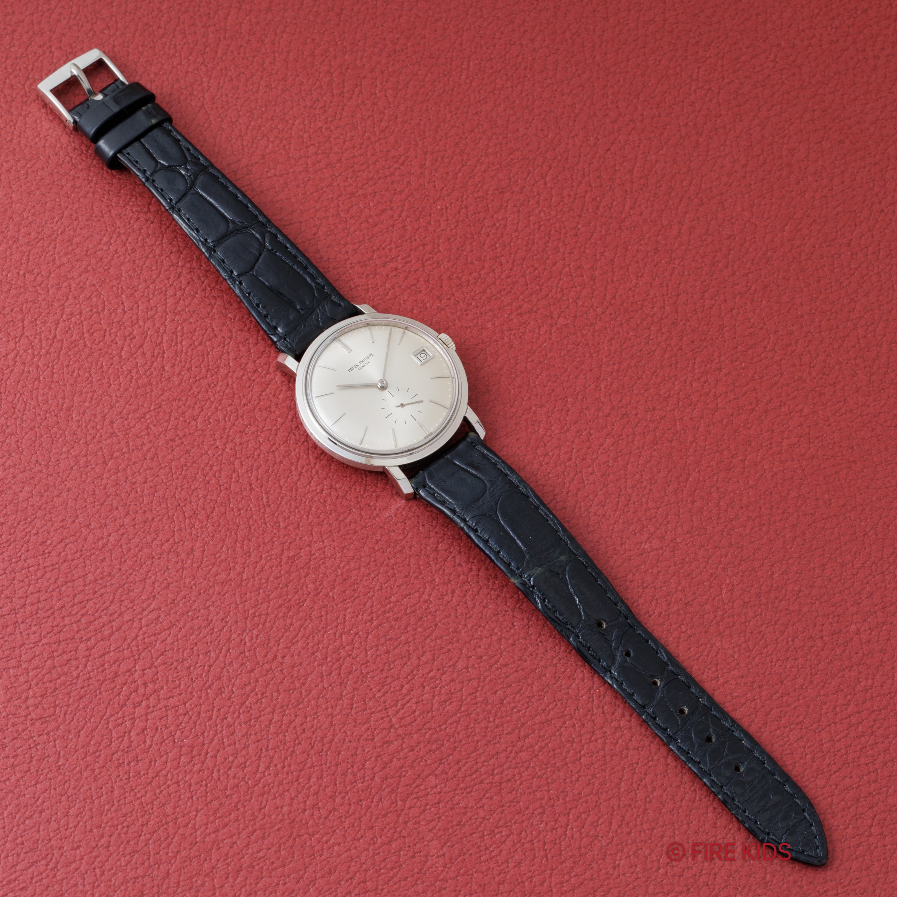 パテックフィリップ カラトラバ 1965年製 Ref.3445 Cal.27-460M 自動巻 18金無垢ホワイトゴールド アーカイブ付き