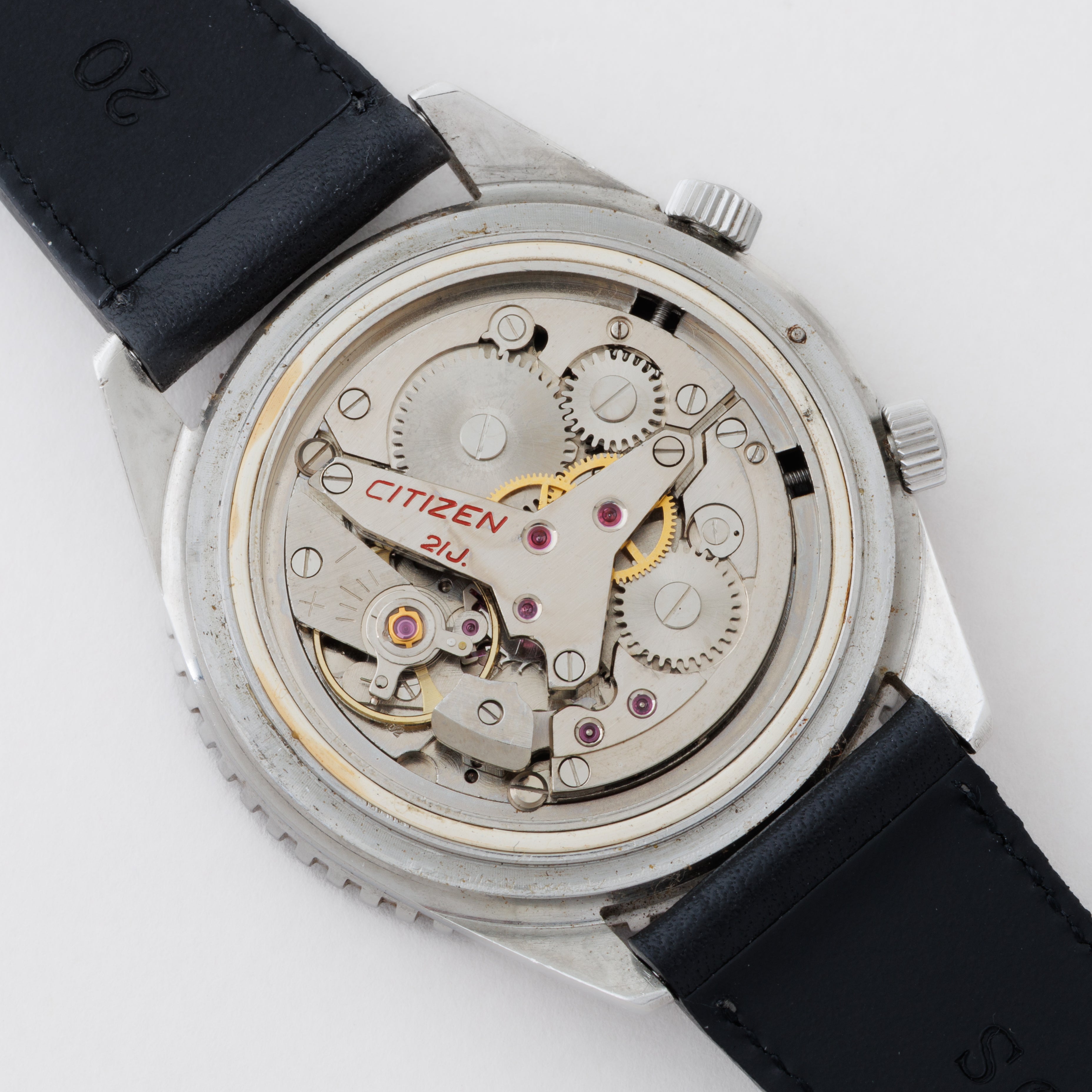 シチズン アラームデイト 1968年製 ダイバー 手巻き ブラックダイヤル