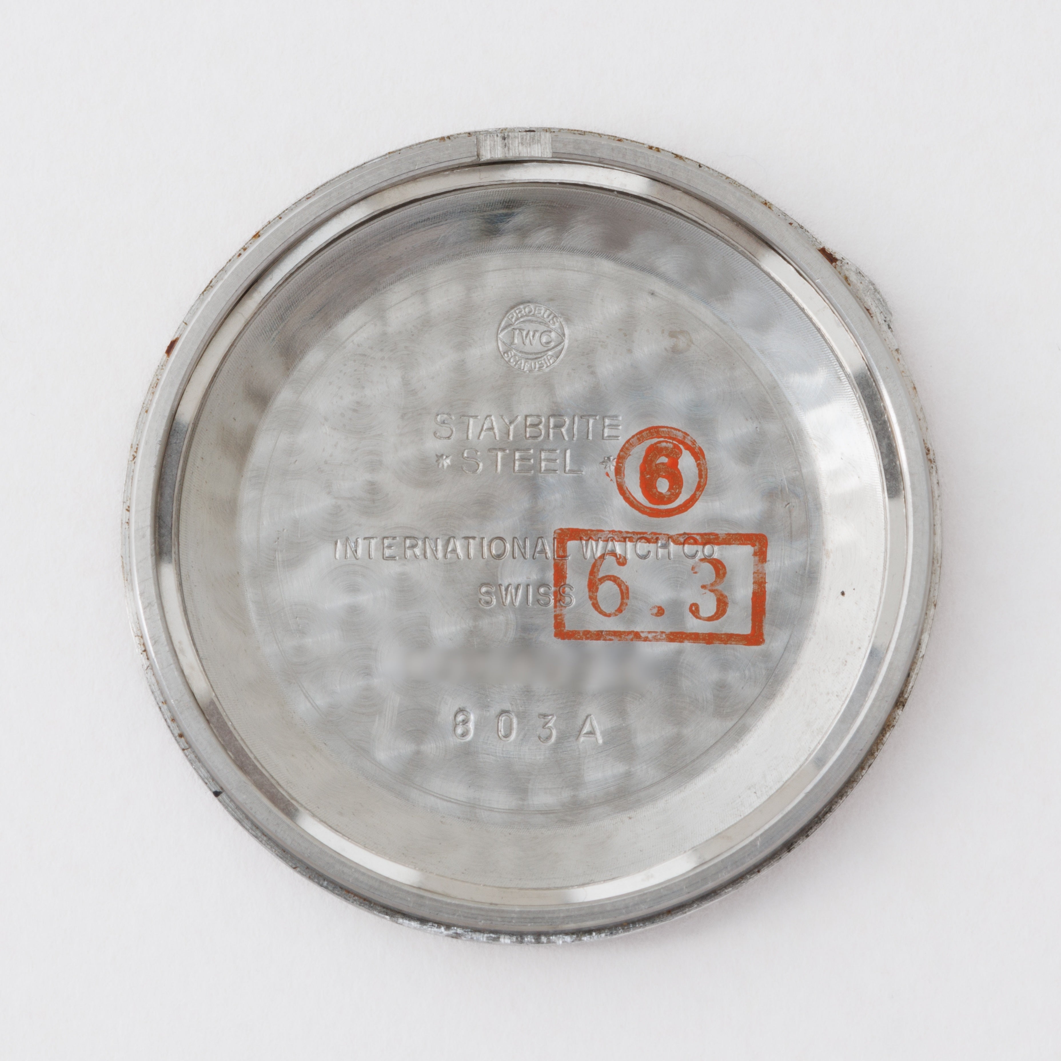 IWC ラウンドモデル オートマチック チューラーダブルネーム ホワイトローマンダイヤル 1969年製 お魚リューズ