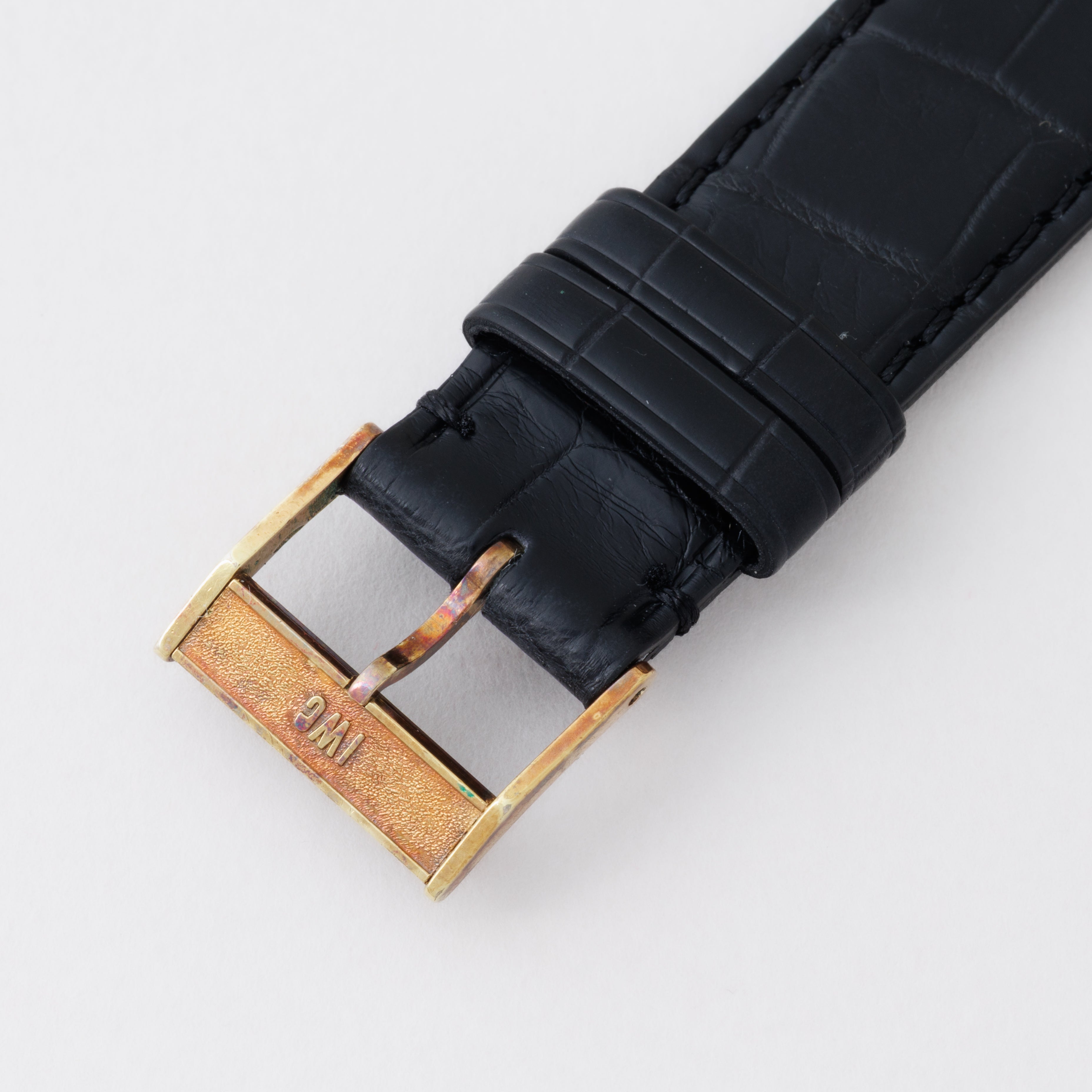 IWC ラウンドケース 1969年製 Ref.R810A 18金無垢 自動巻き Cal.8541B 純正革ベルト、尾錠付き