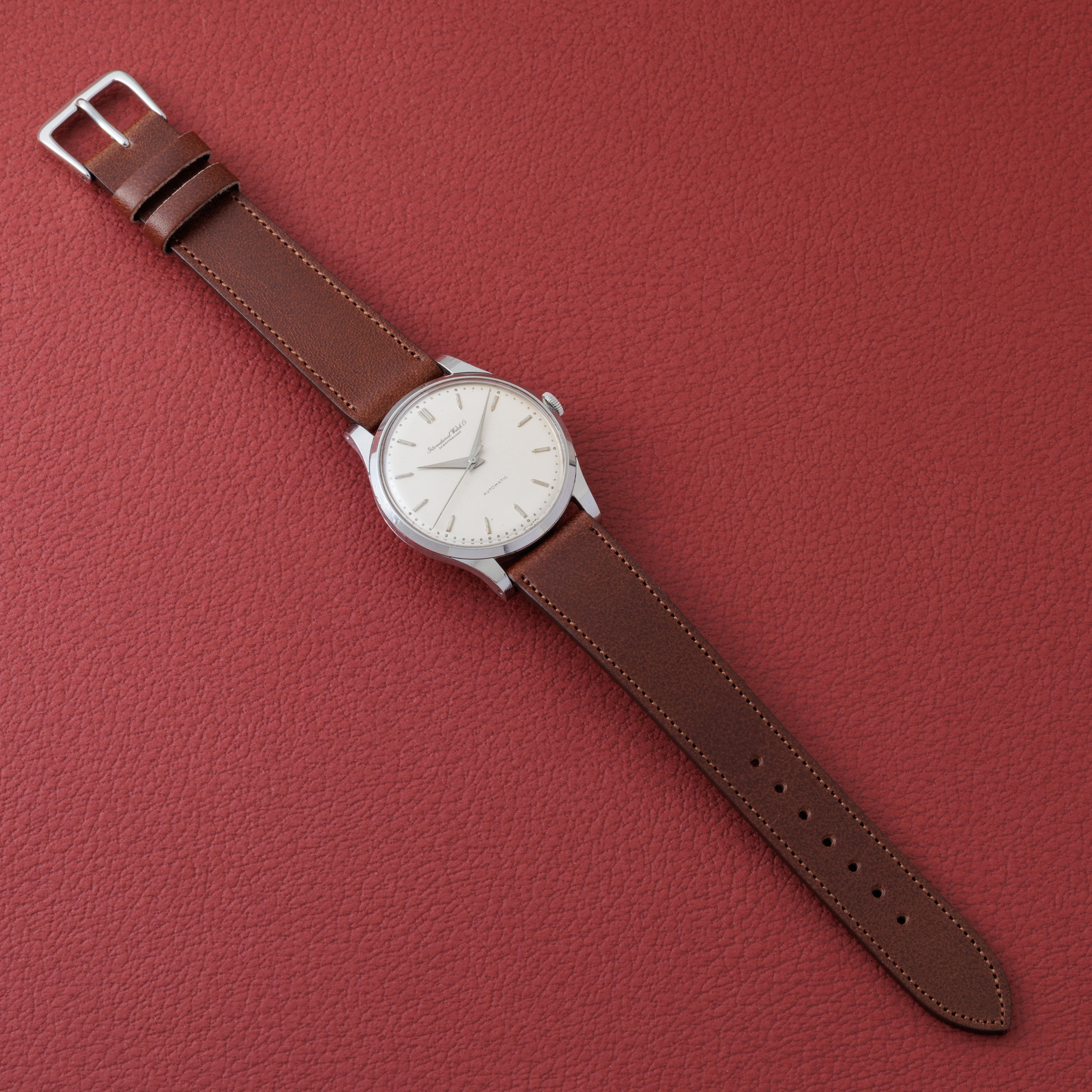 IWC ラウンドケース ペラトン式自動巻 Cal.853 1958年製 ドーフィンハンド