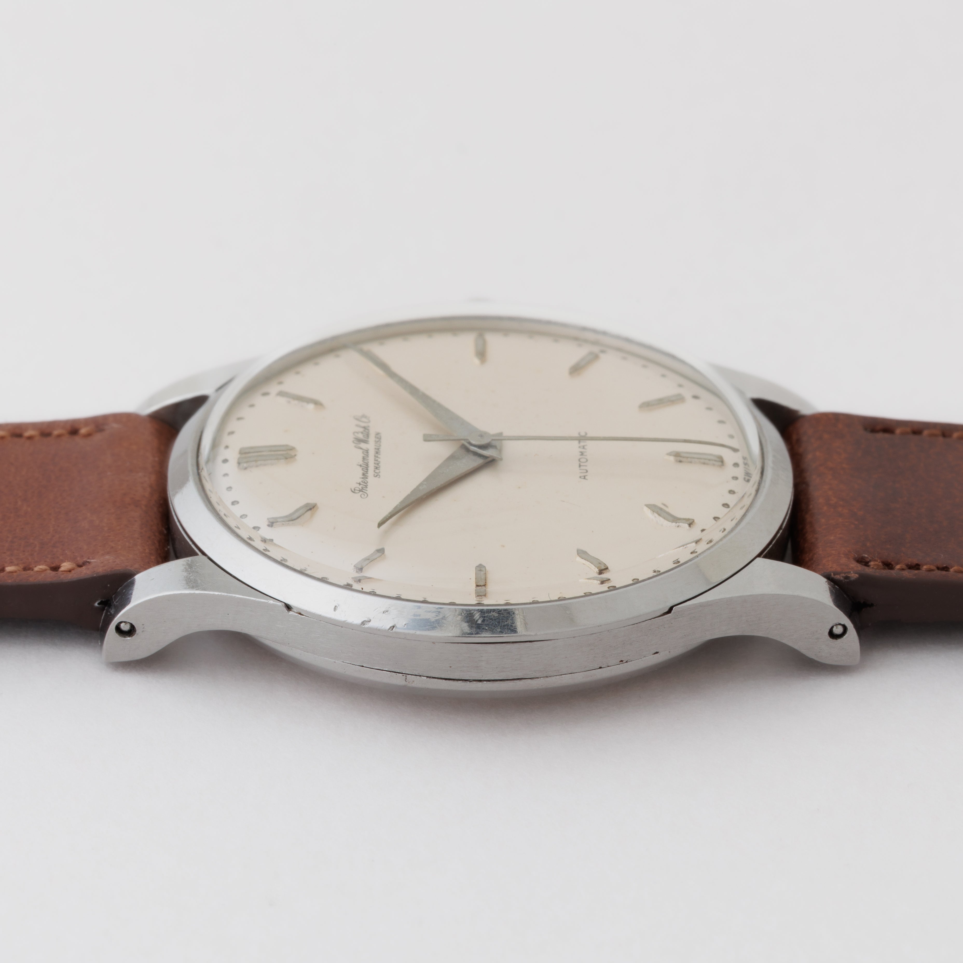 IWC ラウンドケース ペラトン式自動巻 Cal.853 1958年製 ドーフィンハンド