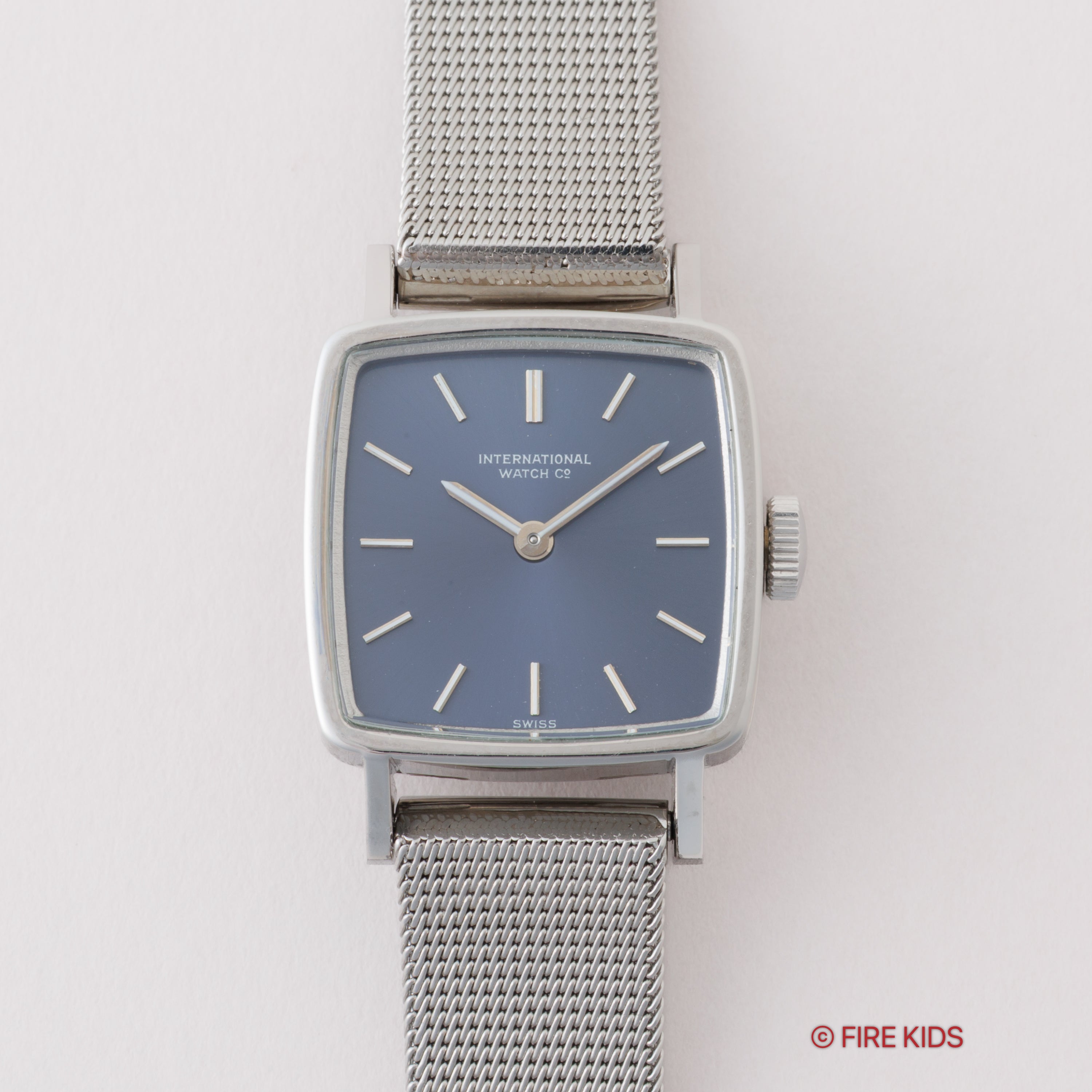 IWC インターナショナルウォッチカンパニー Ref.4174 ブルーダイヤル 1972年製 Cal.412 レディースウォッチ