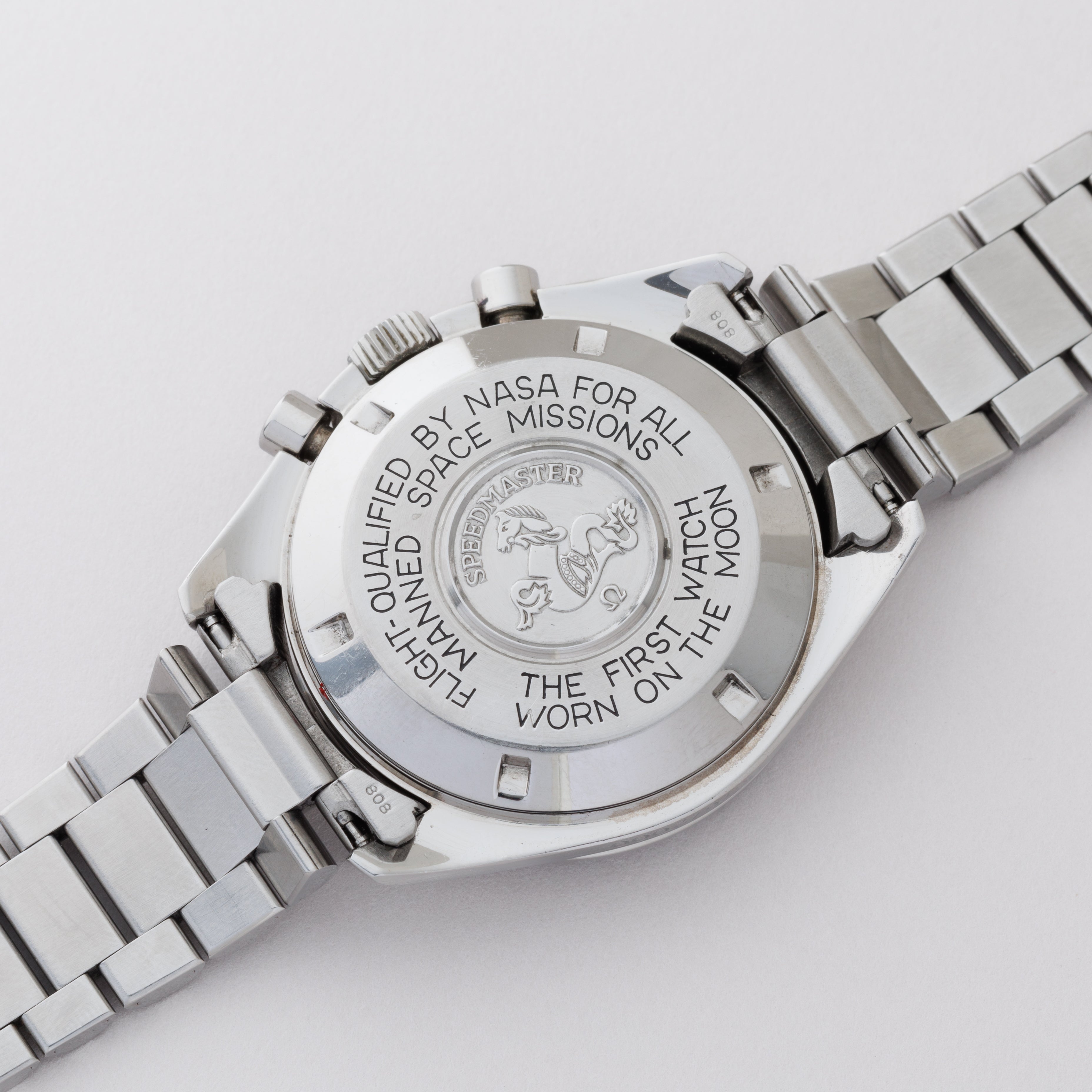 オメガ スピードマスタープロフェッショナル 1989年製 Ref.145.022 5th 20周年記念 下がりr 箱、ギャラ、冊子付き