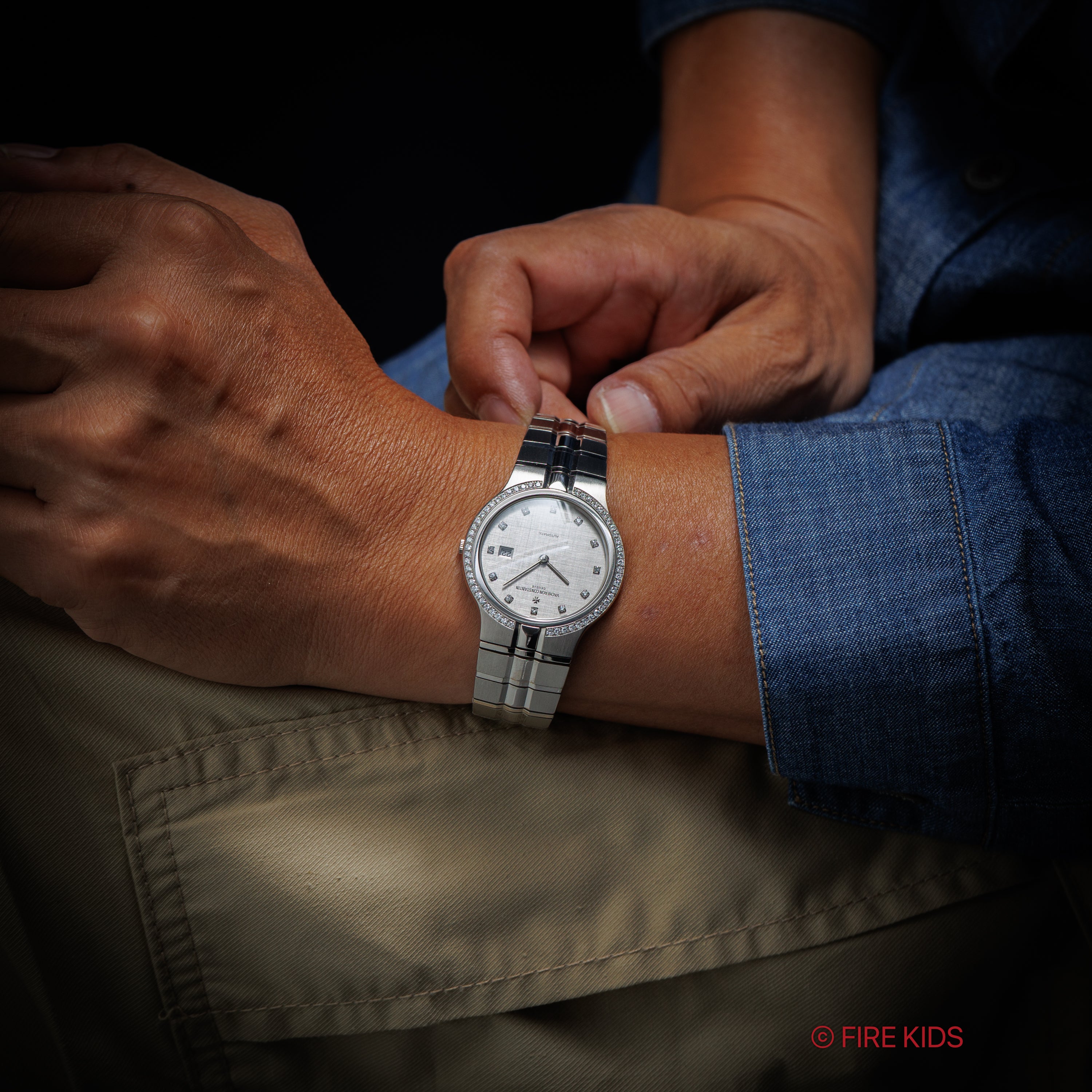 ヴァシュロン・コンスタンタン フィディアス 1990年代製 Ref.48510 K18WGベゼルダイヤ 自動巻