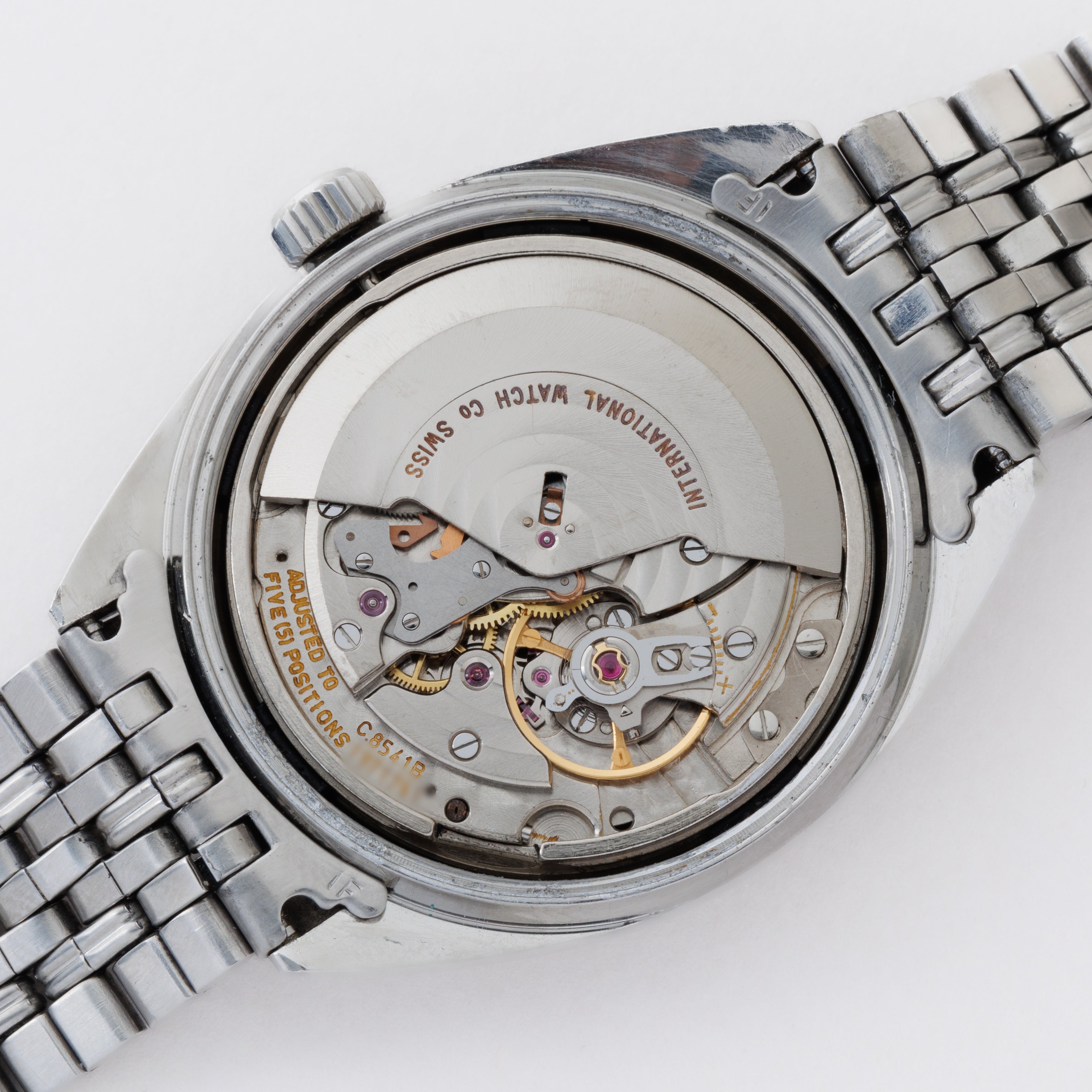 IWC ヨットクラブ 1970年製 Ref.R811 チューラーWネーム 純正ゲイフレアーブレス ペラトン式自動巻き