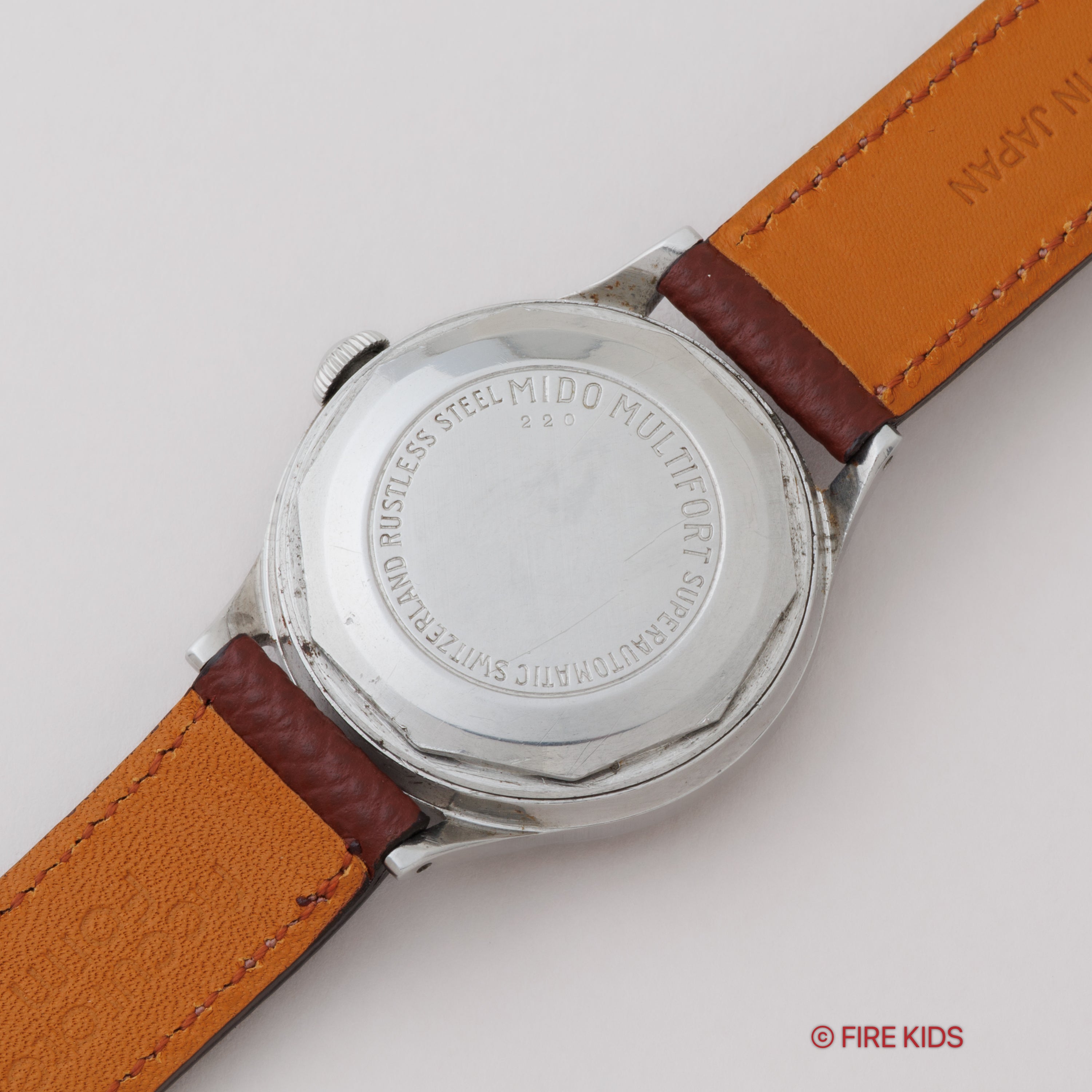 ミドー マルチフォート ダトメーター 1950年代製 バンパー式オートマチック 純正尾錠