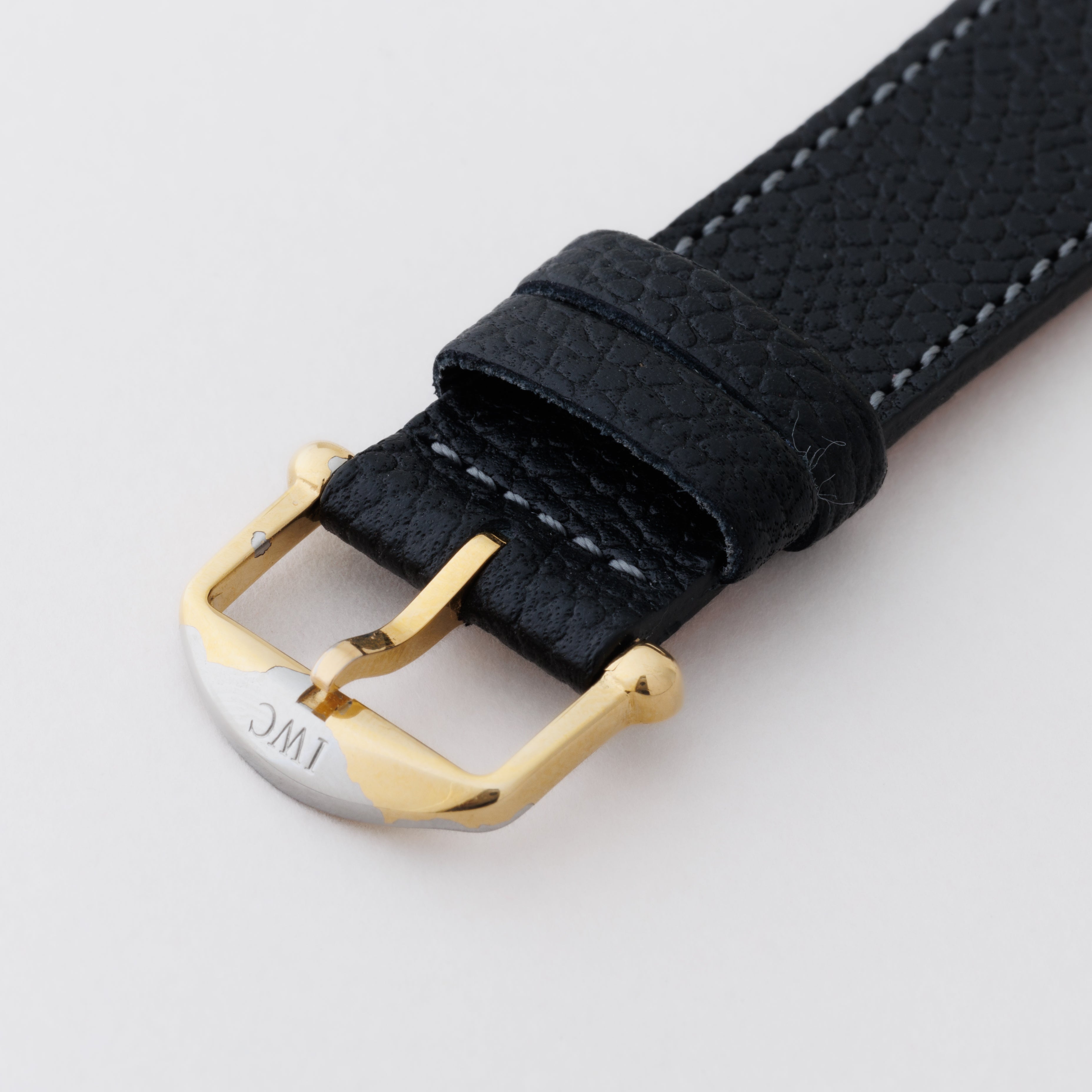 IWC 18金無垢ラウンドケース Ref.2010 1991年製 手巻き Cal.185 ホワイトダイヤル 純正尾錠