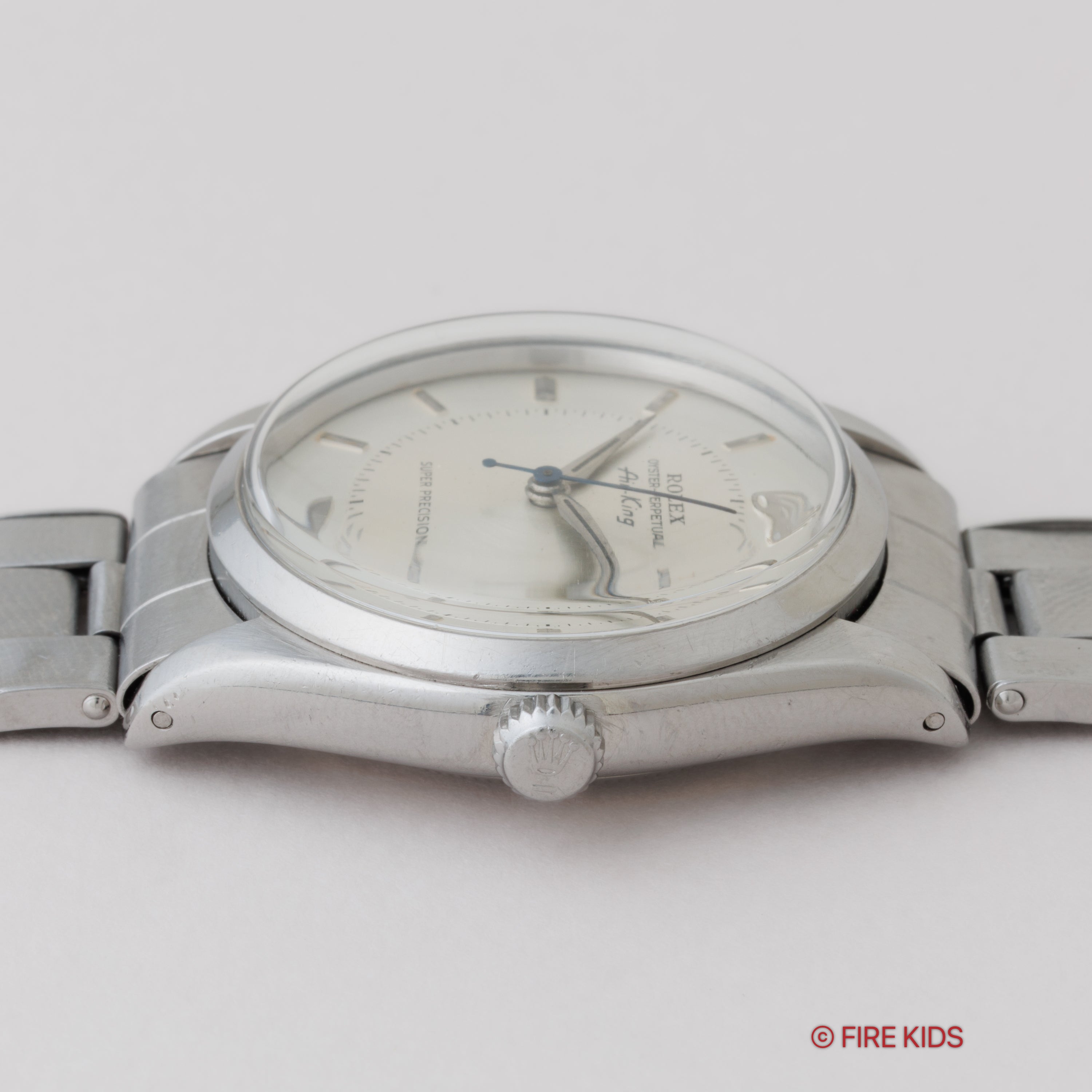 ロレックス エアキング Ref.6552 ブルズアイダイヤル 1958年製 ノンデイト Cal.1030 純正リベットブレス