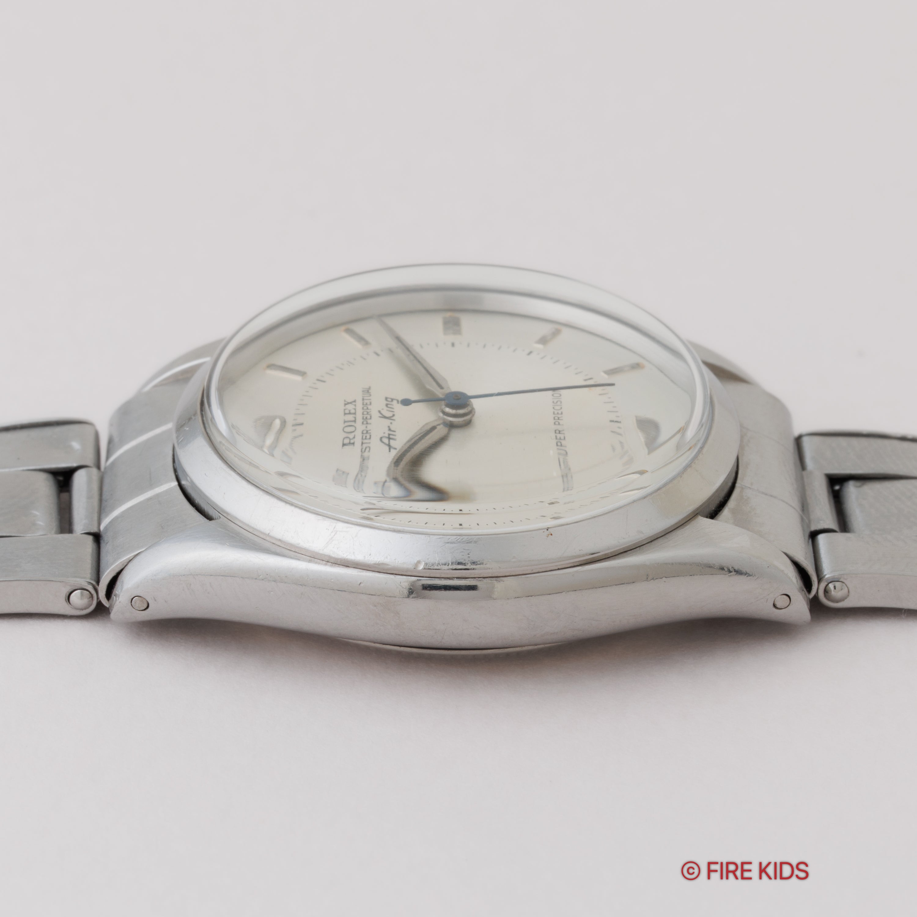 ロレックス エアキング Ref.6552 ブルズアイダイヤル 1958年製 ノンデイト Cal.1030 純正リベットブレス