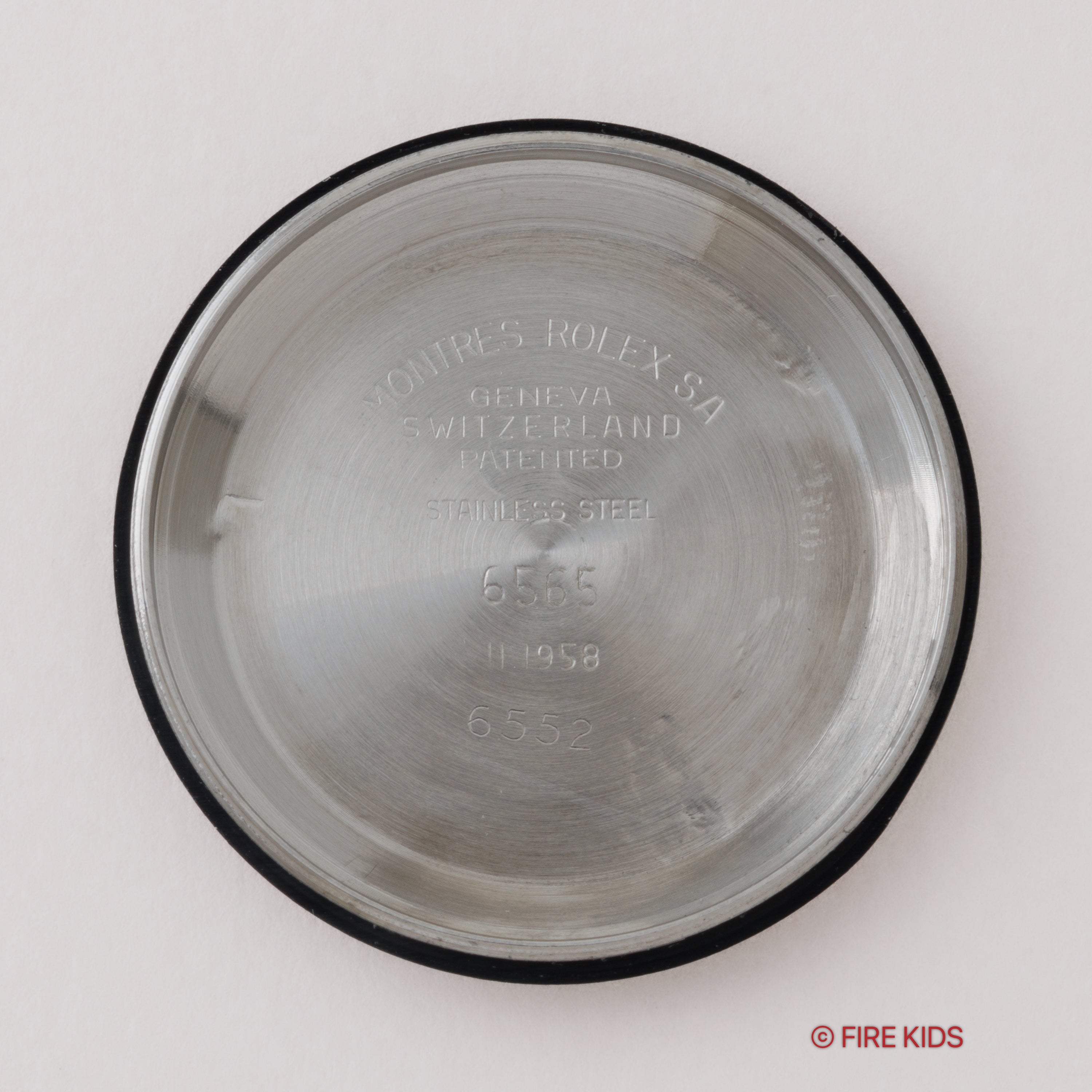 ロレックス エアキング Ref.6552 ブルズアイダイヤル 1958年製 ノンデイト Cal.1030 純正リベットブレス