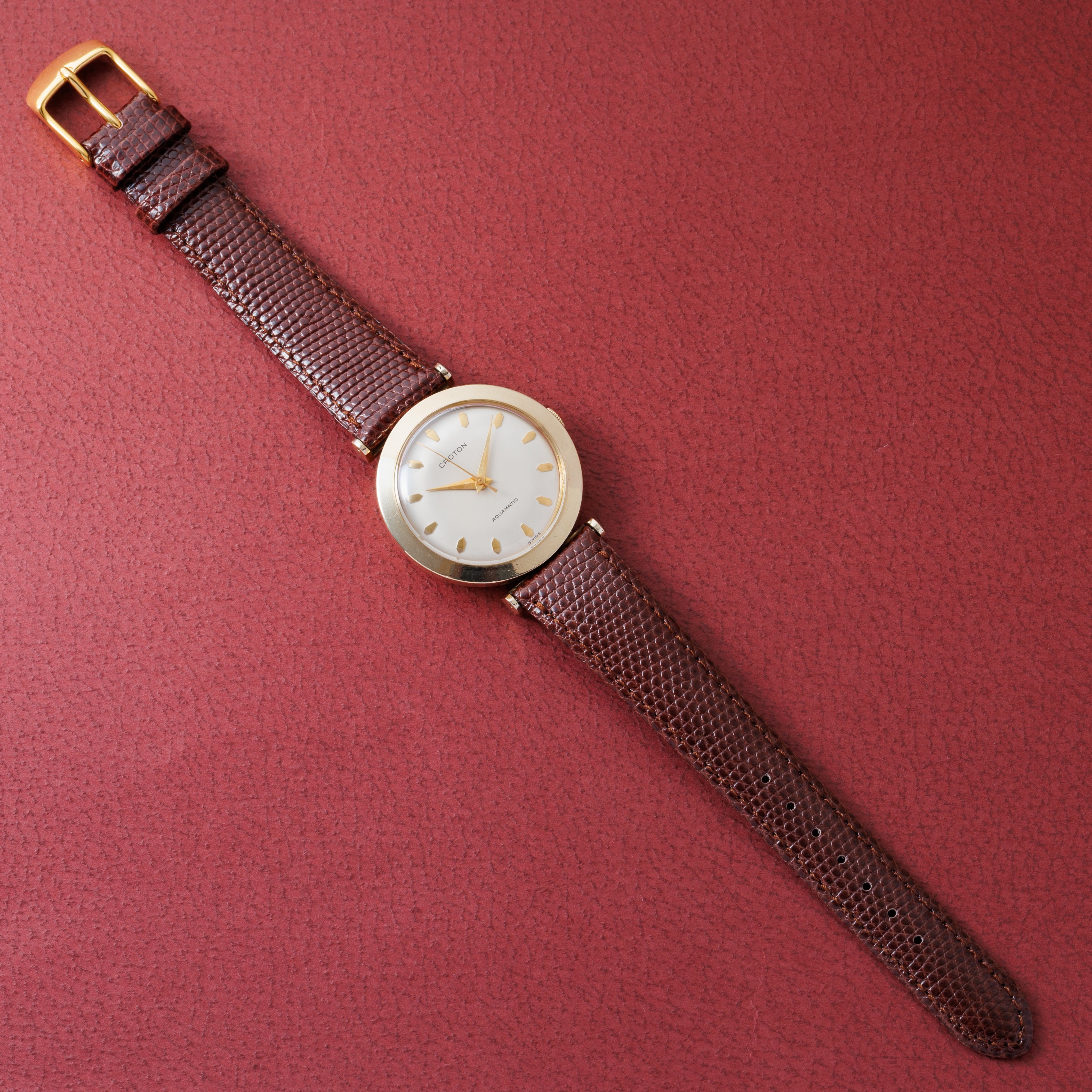 クロトン アクアマチック1960年代製 金張り オートマチック