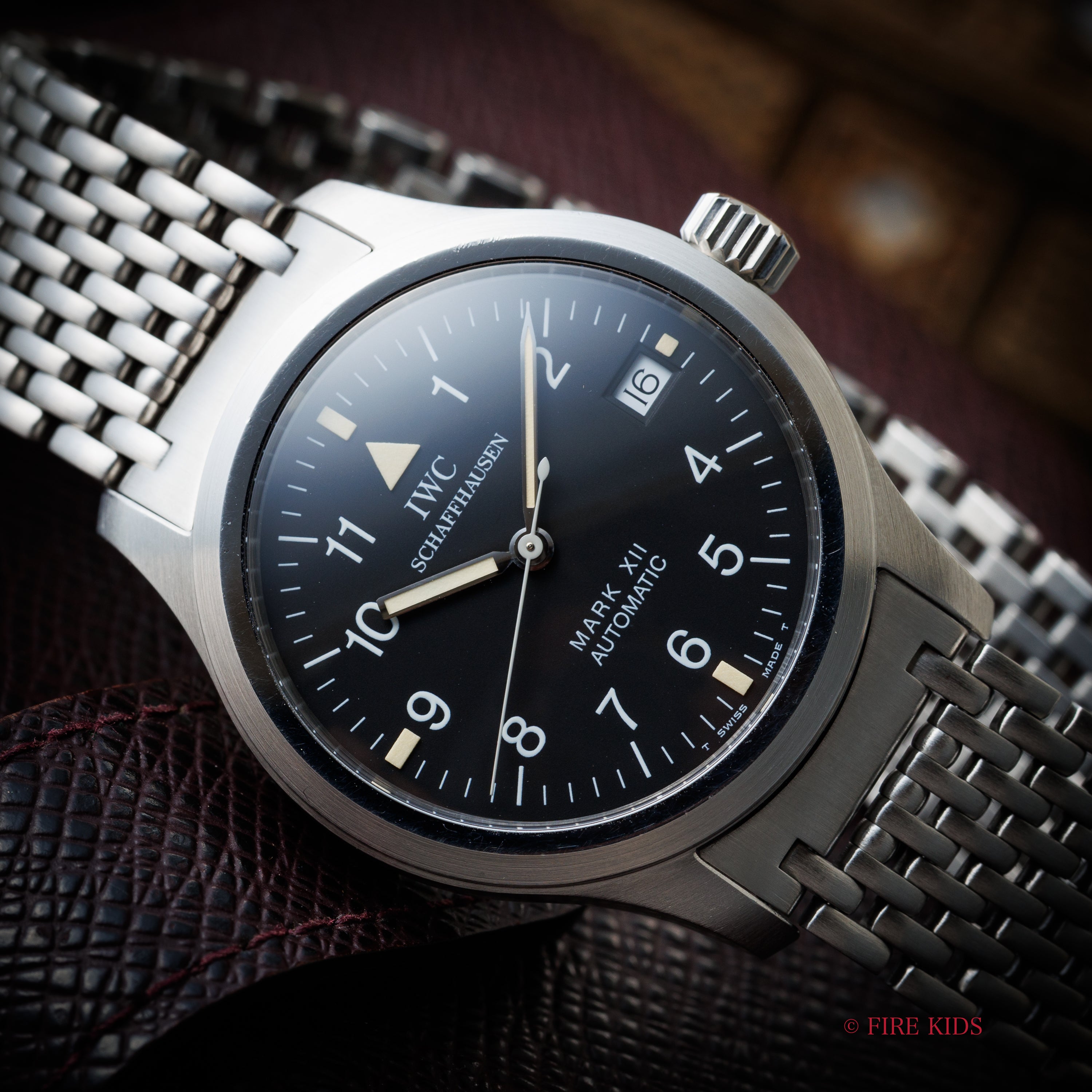 IWC マーク12 1999年製 Cal.884/2 Ref.3241 自動巻き 純正ブレス ギャランティカード付き