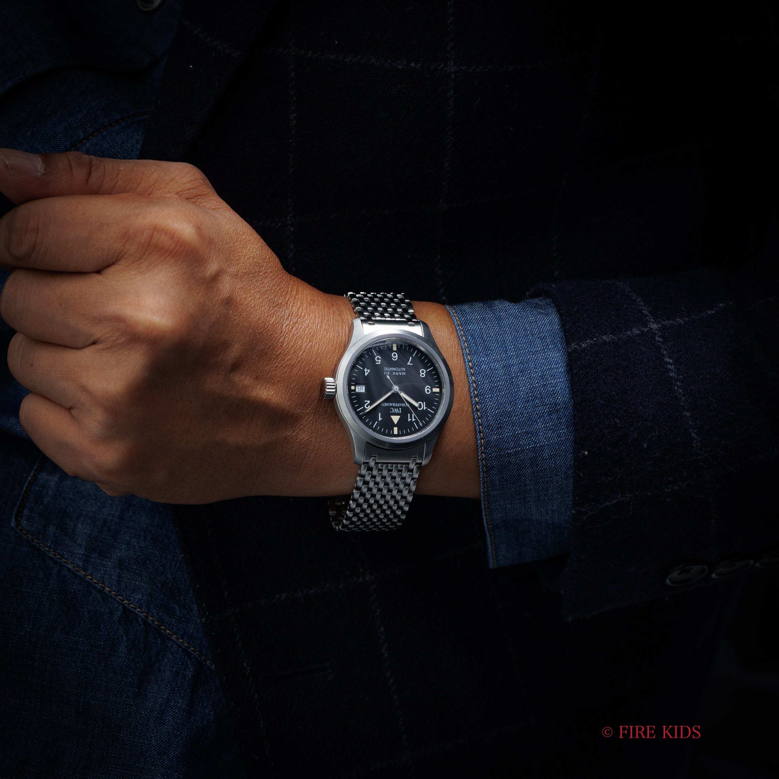 IWC マーク12 1999年製 Cal.884/2 Ref.3241 自動巻き 純正ブレス ギャランティカード付き