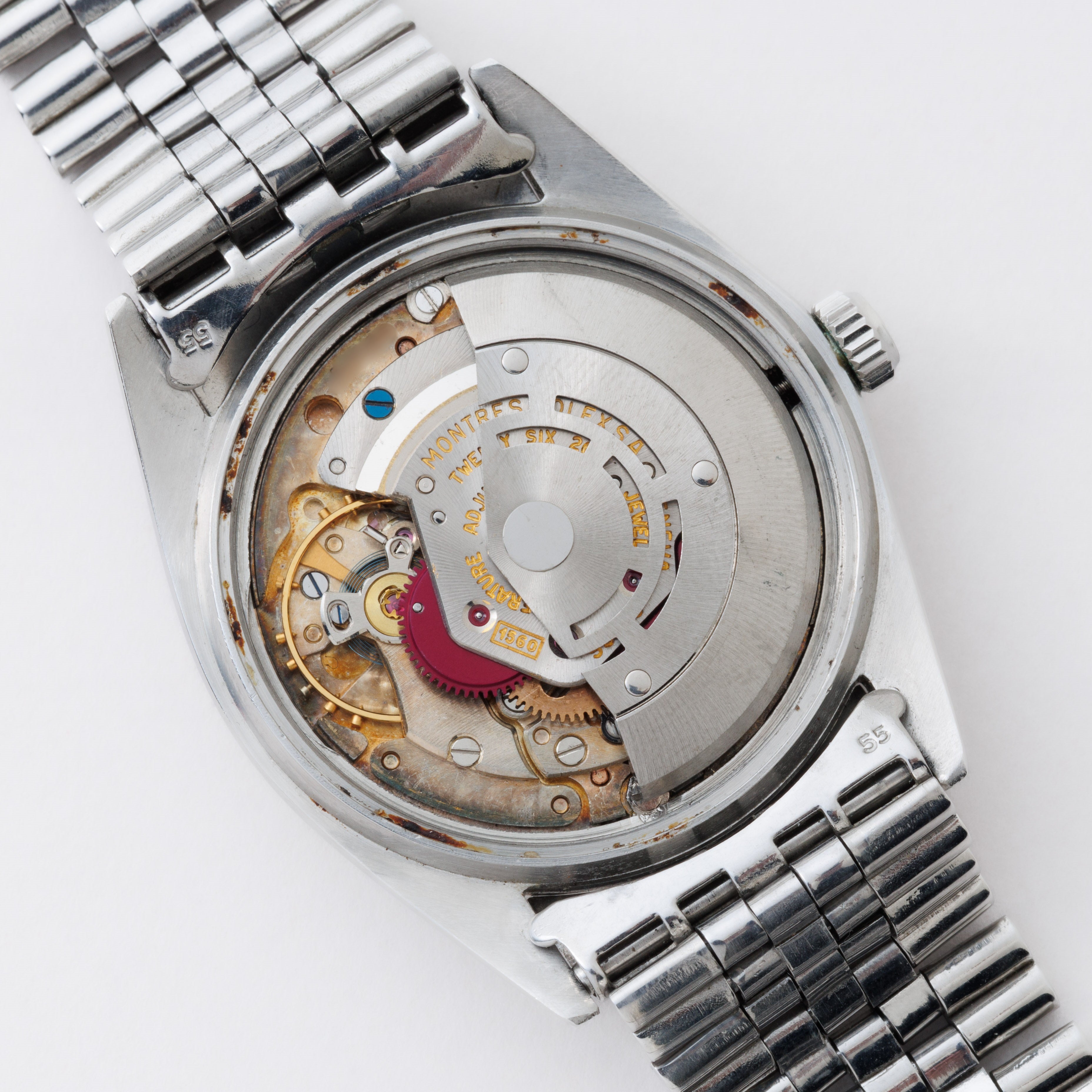 ロレックス オイスターパーペチュアル35㎜ 1964年製 Ref.1018 ビッグケース シルバーダイヤル 純正ジュビリーブレス付き